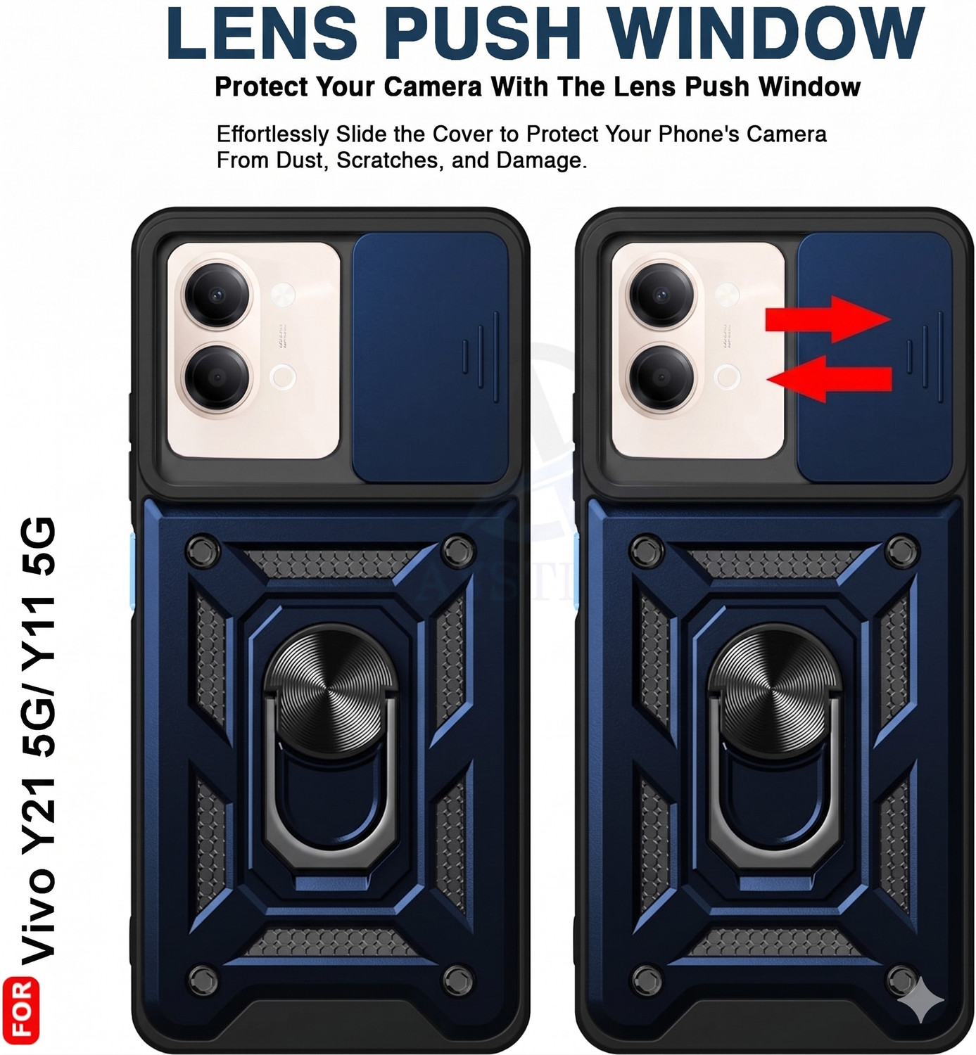 Image of PrintCzar Back Cover for Vivo Y11 5G, Vivo Y21 5G