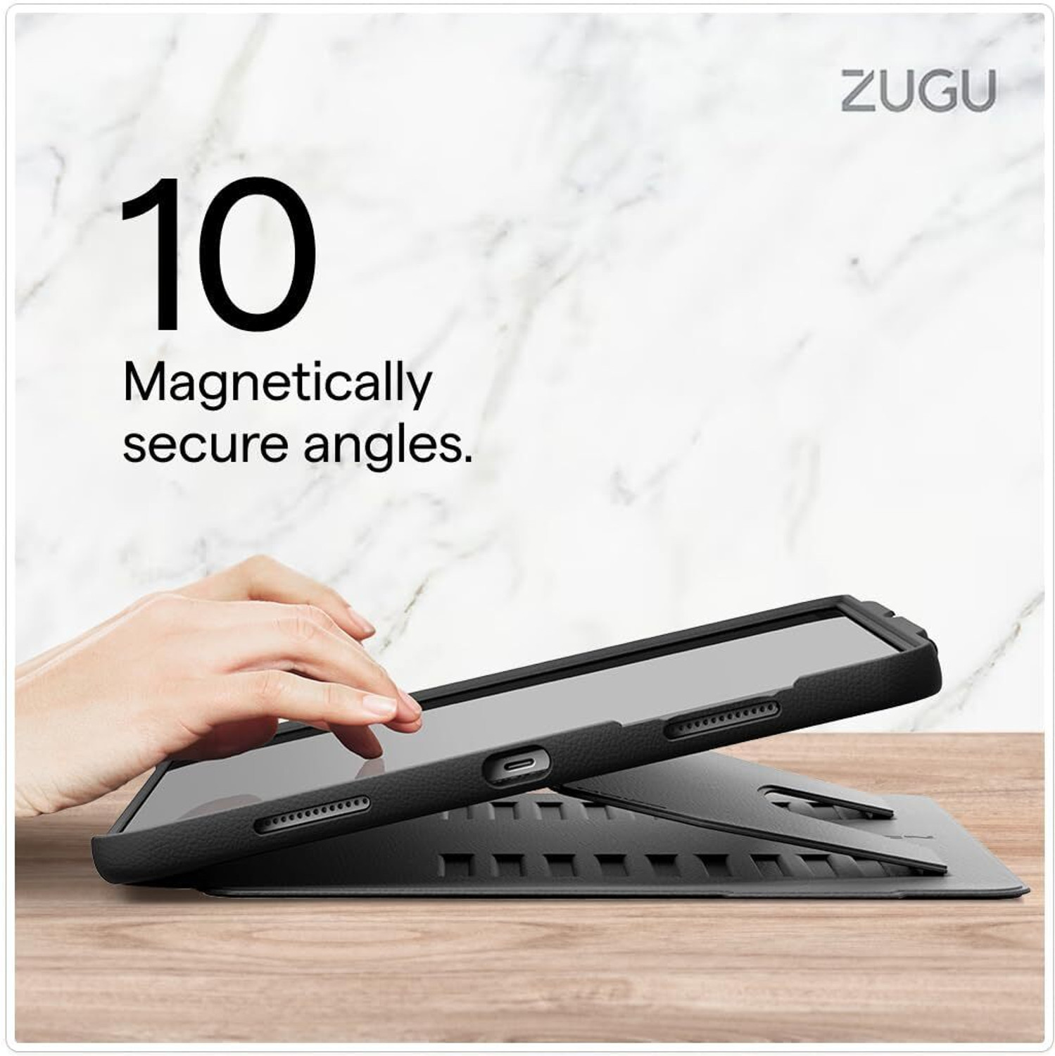 Image of ZUGU Back Cover for iPad Pro 13 (M4 /M5) 2024 /2025 Gen 7 /8 (A3360, A3361, A3362) (Model : A2925, A2926, A3007)