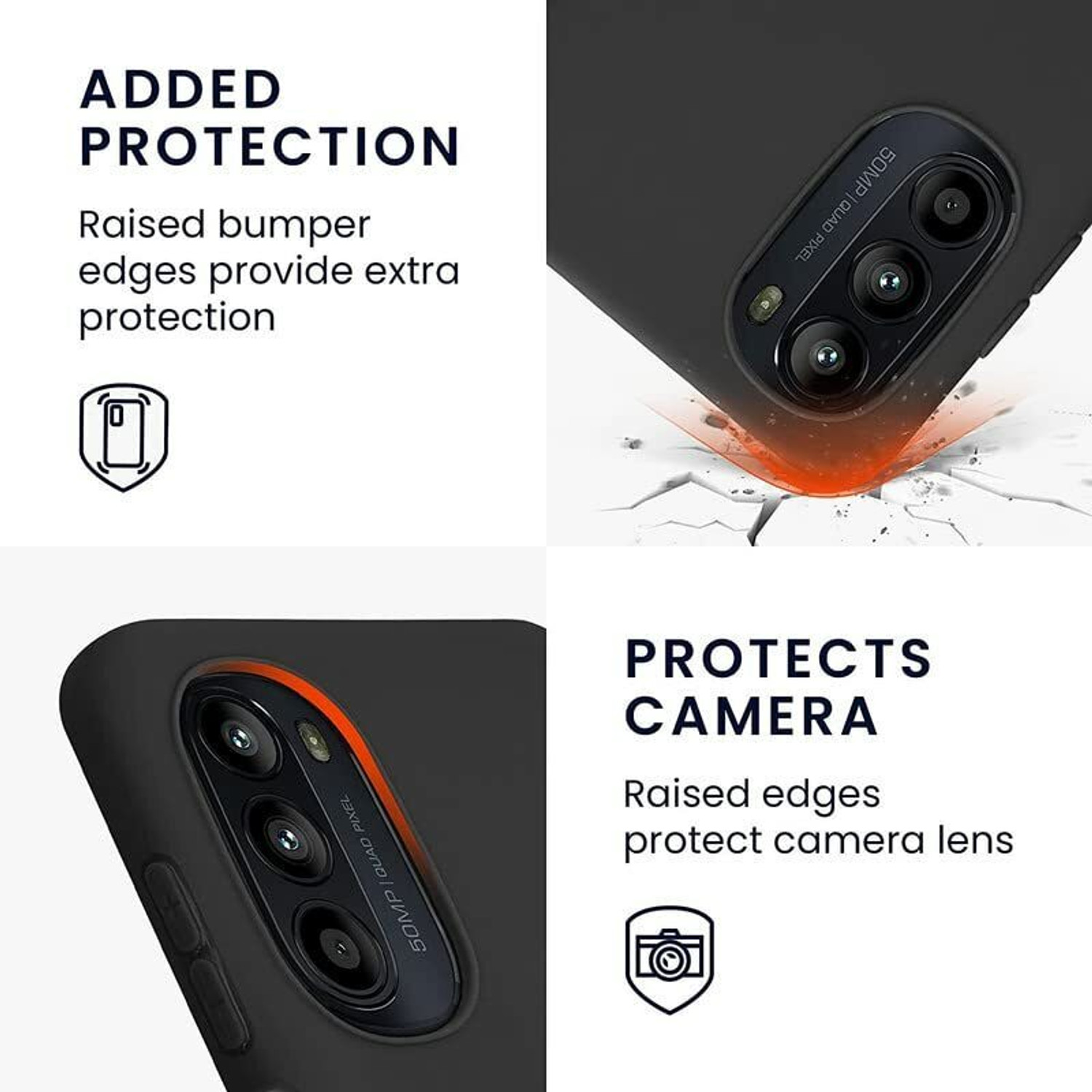 Image of DropFit Back Cover for Motorola G52