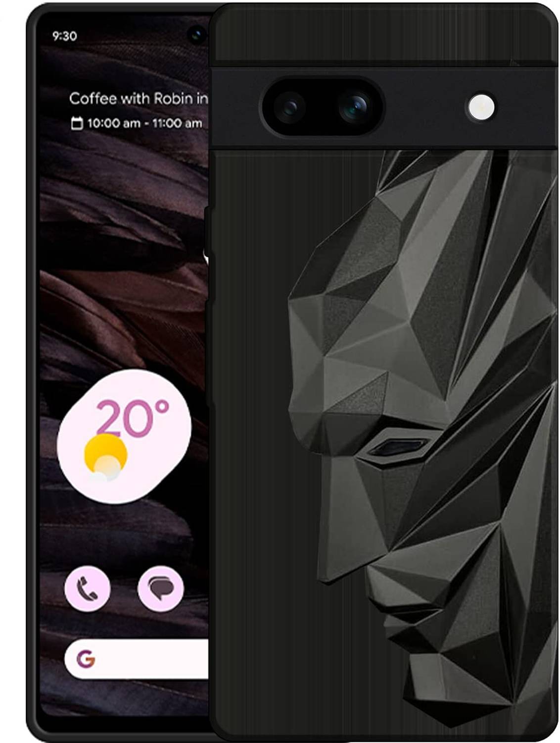 AmericHome Back Cover for Batmen Face Google Pixel 7a