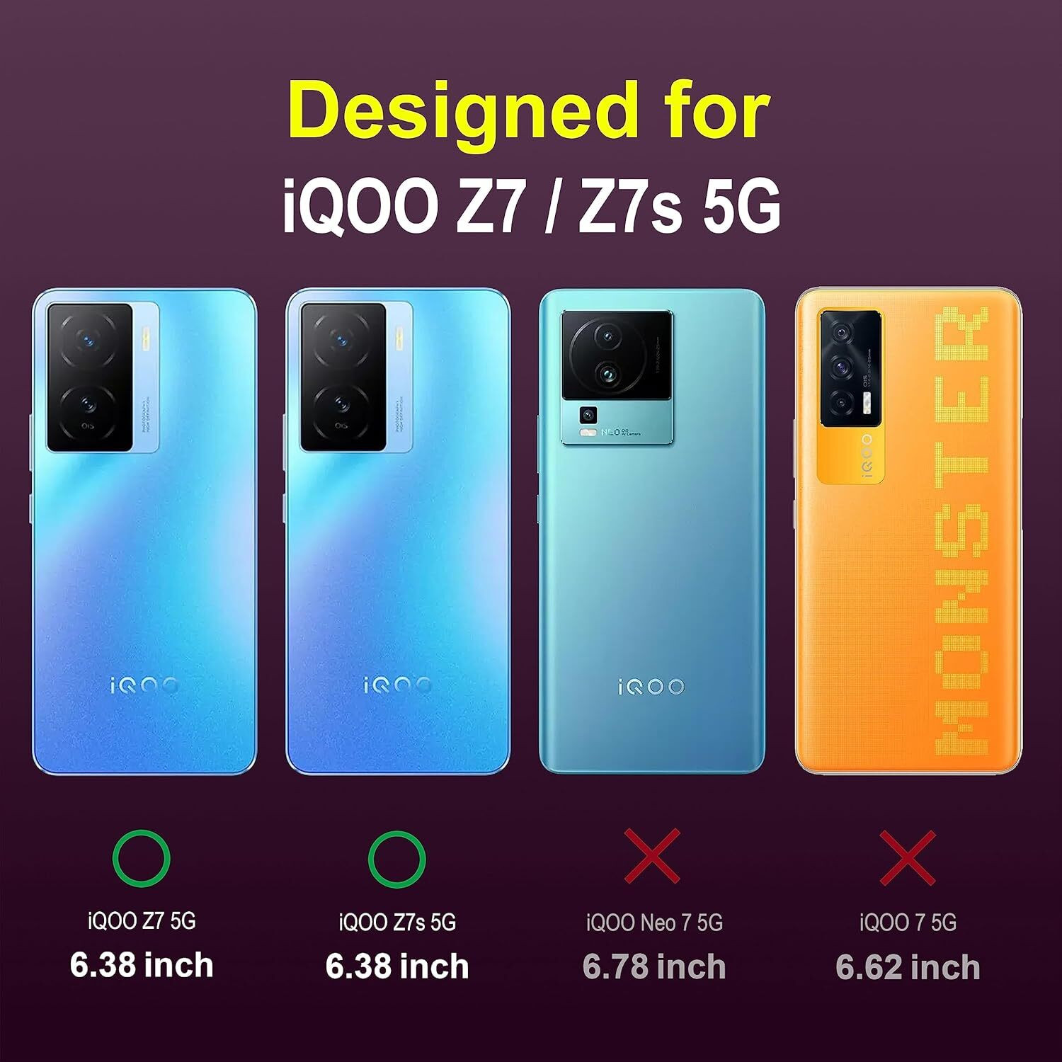 Image of Kypo Back Cover for iQOO Z7 5G