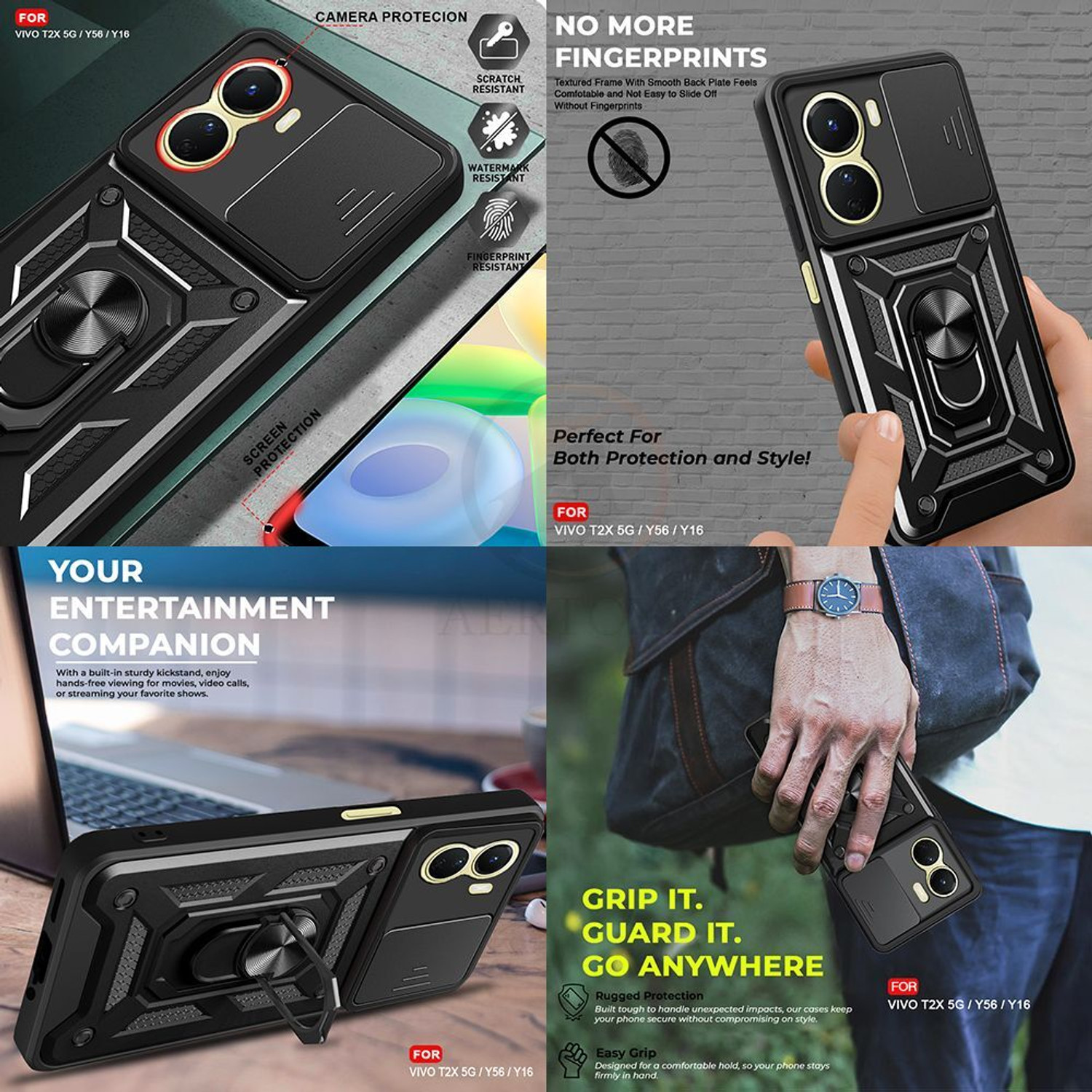 Image of AelVouX Back Cover for vivo Y16