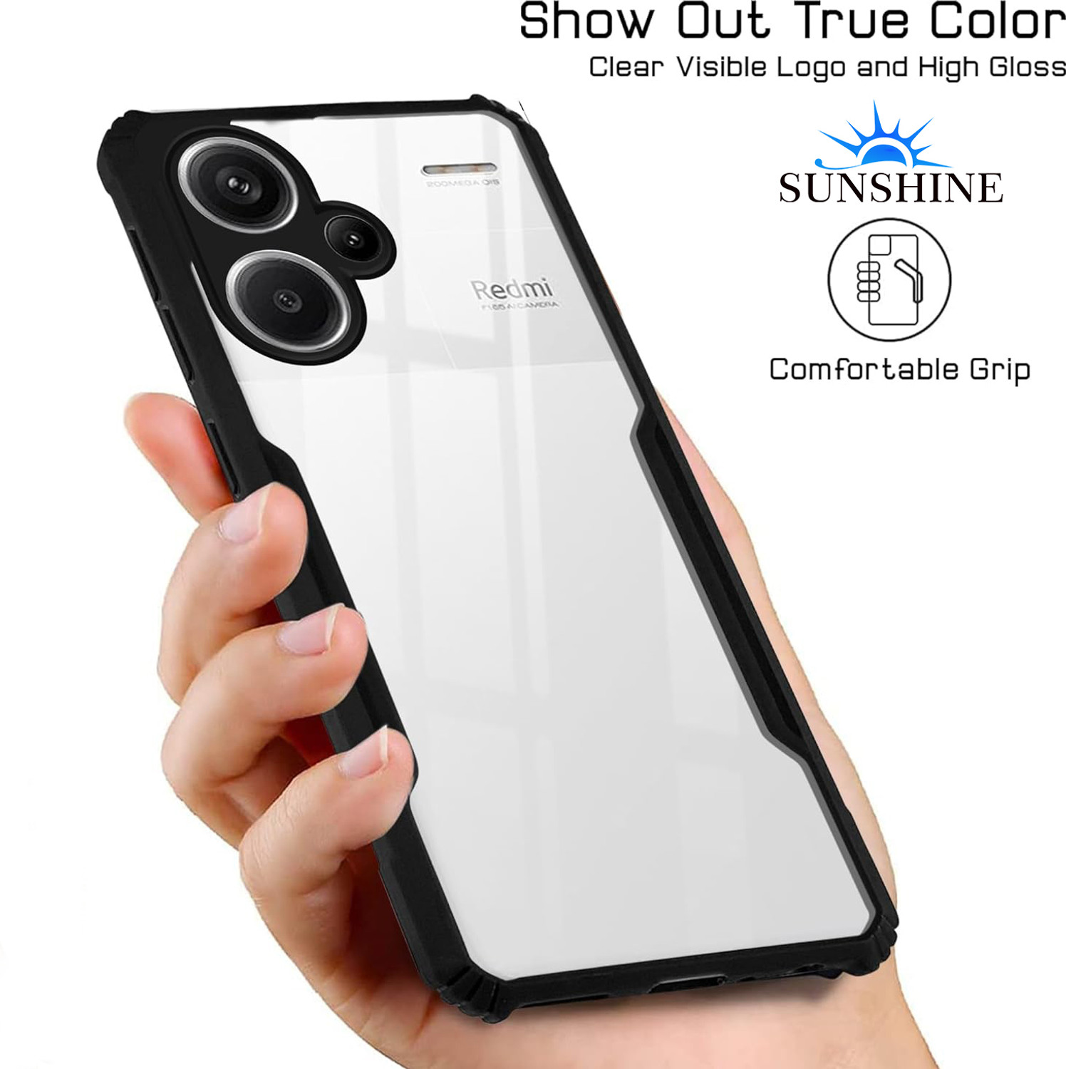 Image of SUNSHINE Back Cover for Redmi Note 13 Pro Plus (5G), Eagle Back Cover Camera Protection 360 Degree Protection