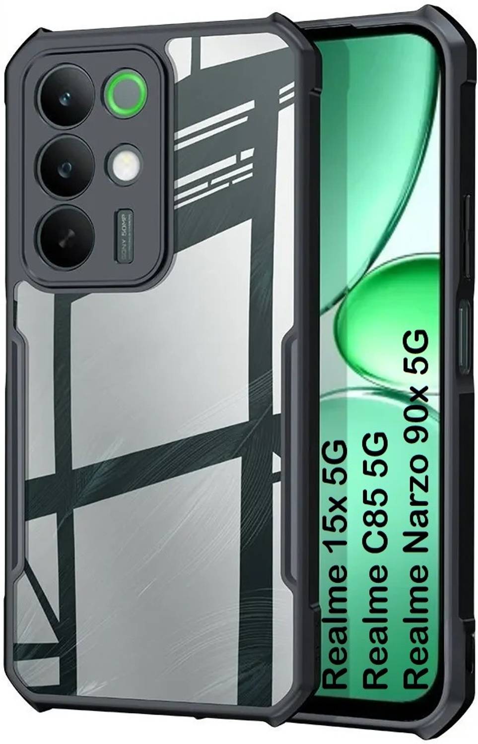 caseunik Back Cover for RealMe C85 5G, Narzo 90x 5G, 15x 5G - Image 1