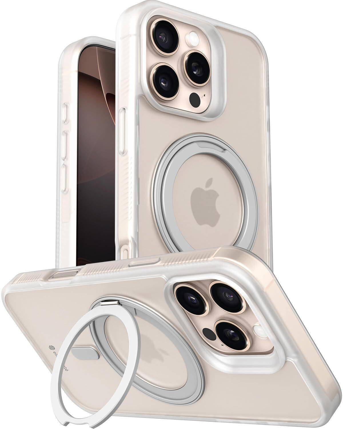 eller santé Back Cover for iPhone 16 Pro Max, White - Image 1