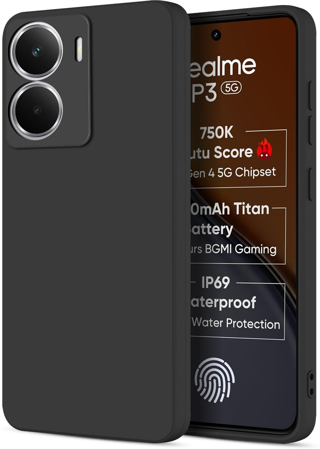 Image of KartV Back Cover for realme P3 5G