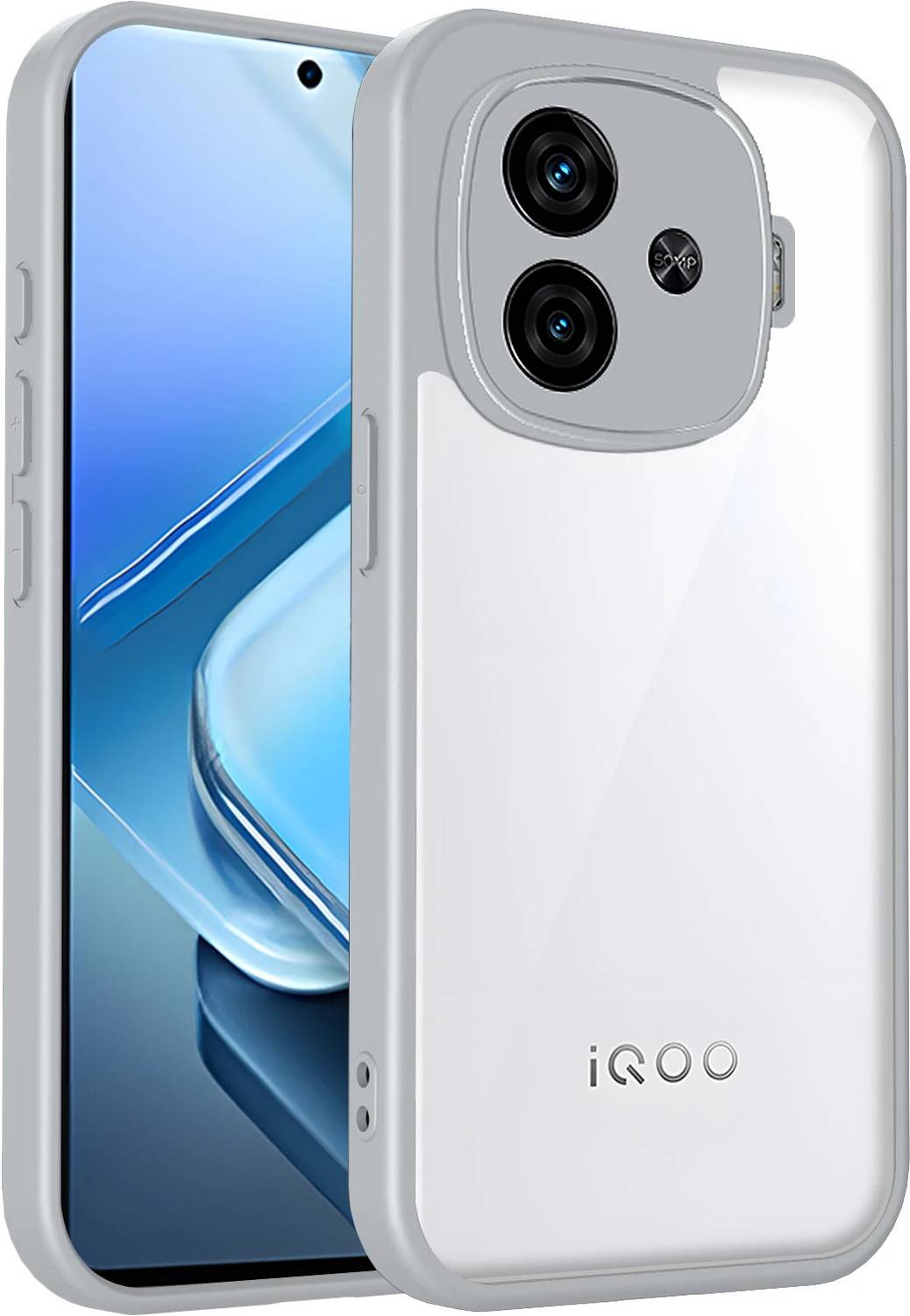 Casener Back Cover for iQOO Neo 10R 5G, Gray