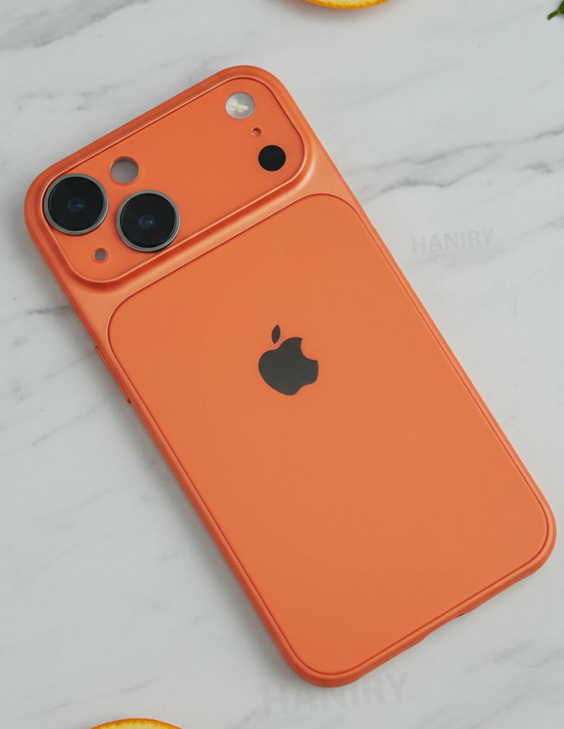 HANIRY Back Cover for iPhone 13 Orange - Image 3