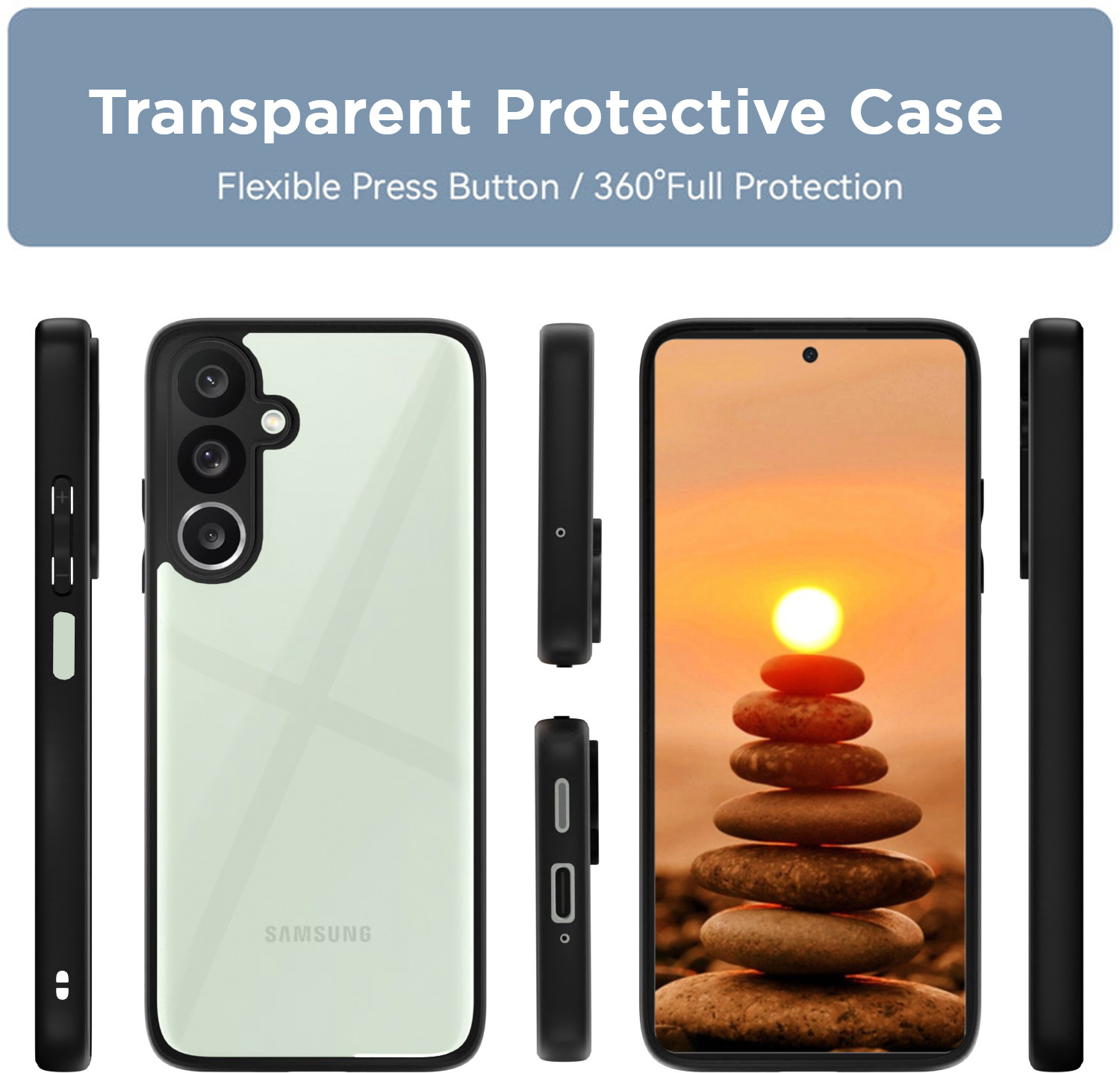 Image of Pikkme Back Cover for Samsung Galaxy M36 5G