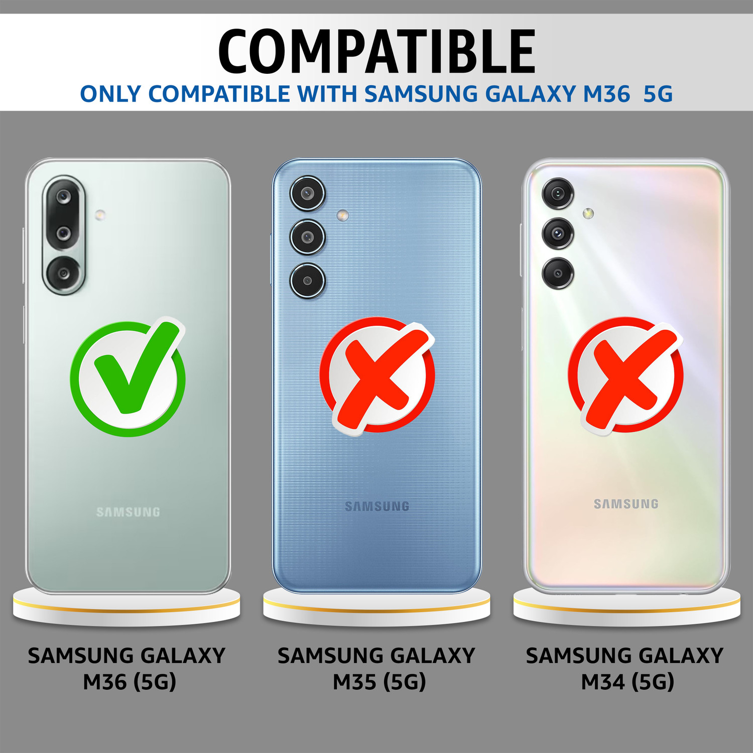 Image of CEDO XPRO Back Cover for Samsung Galaxy F36 5G, Samsung Galaxy M36 5G