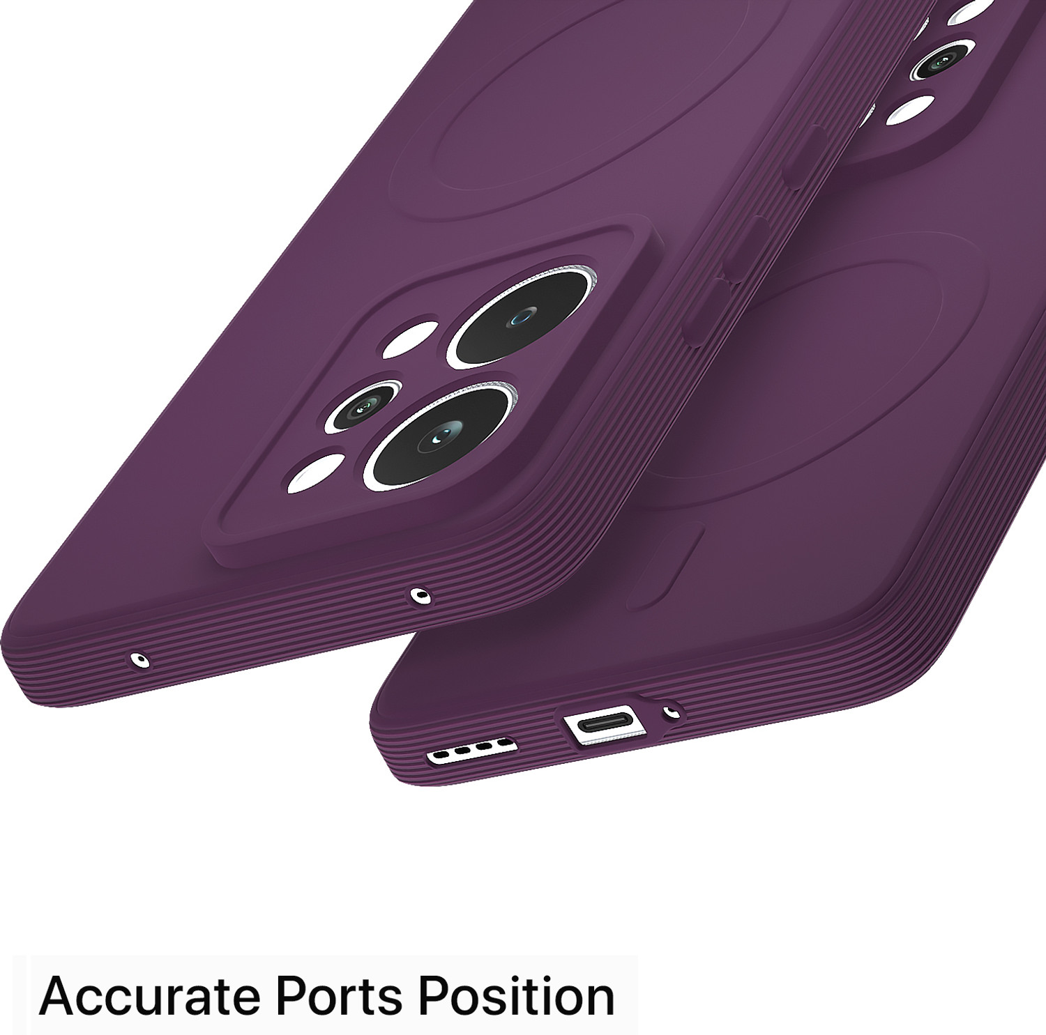 Image of Flipkart SmartBuy Back Cover for Realme P4 Power 5G (Purple, Grip Case, Silicon, Pack of: 1)