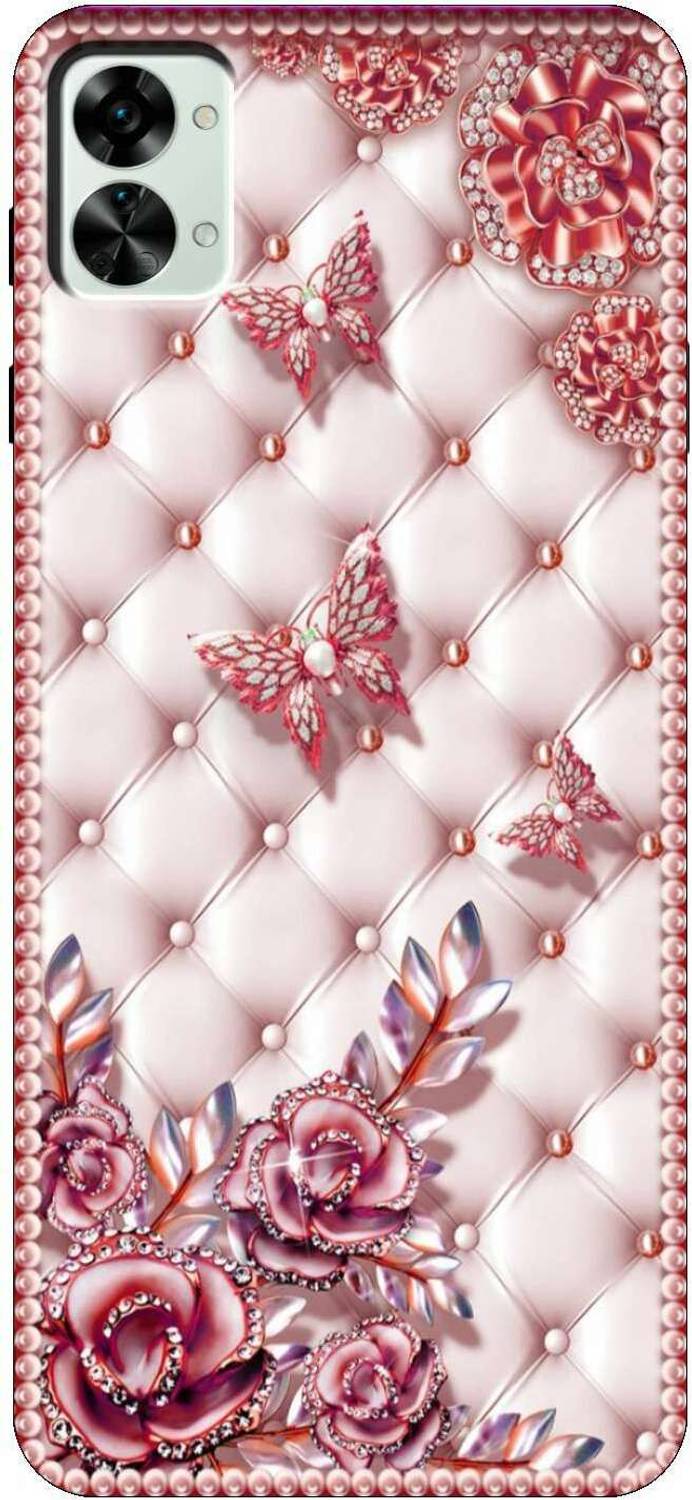 AVMABASH Back Cover for OnePlus Nord 2T 5G,CPH2401 Butterfly back cover