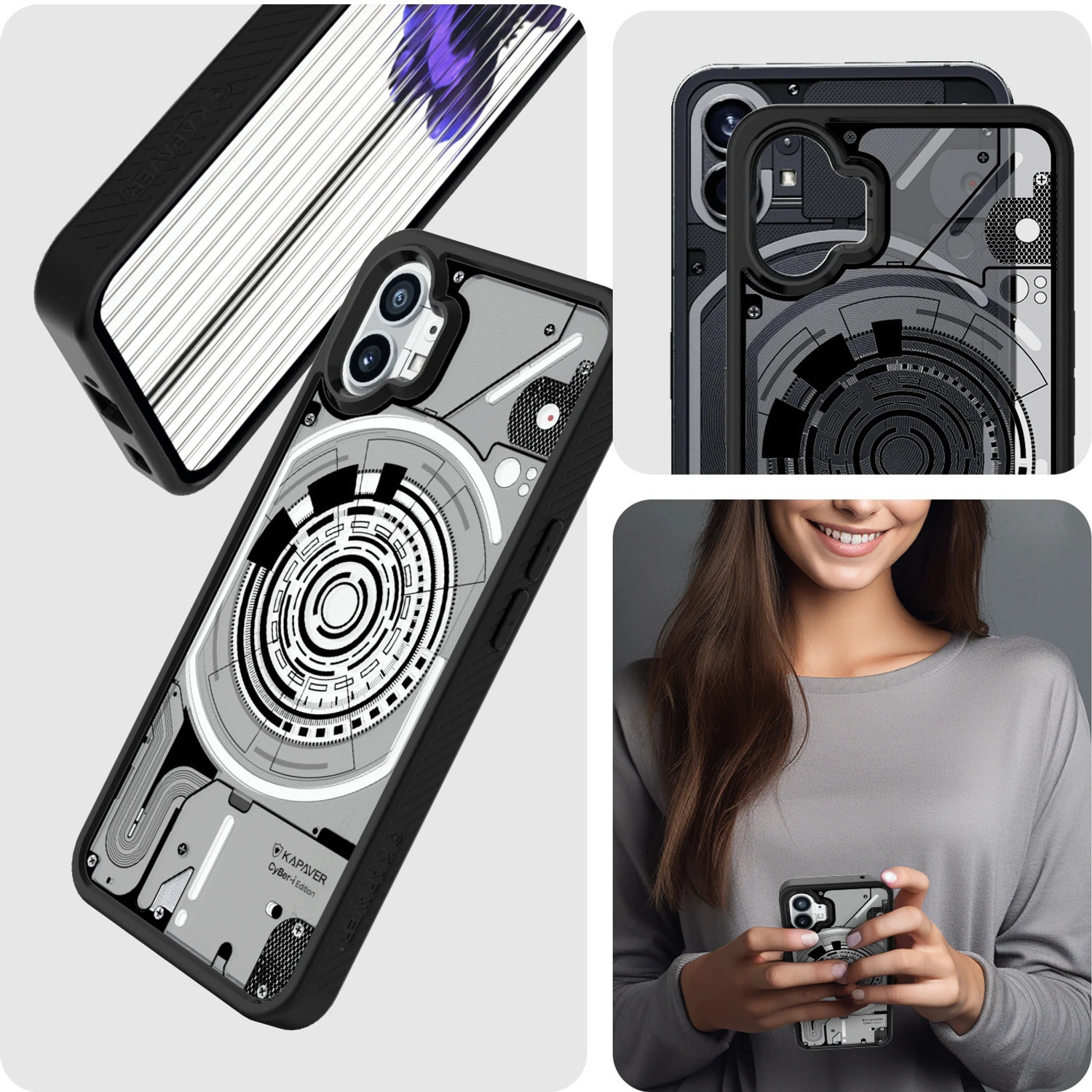 Image of Kapaver Back Cover for Nothing Phone (1)