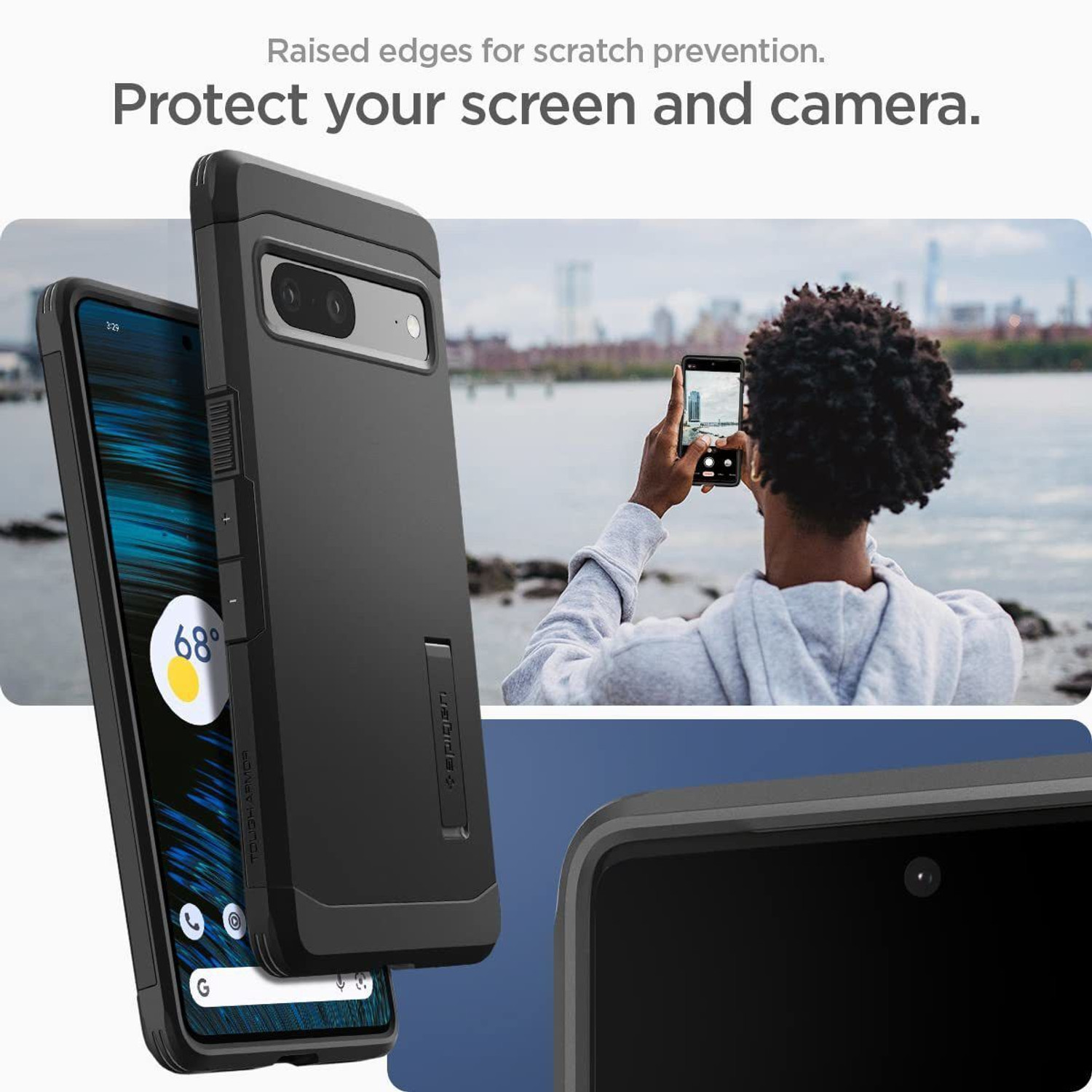 Image of Spigen Tough Armor Back Cover for Google Pixel 7