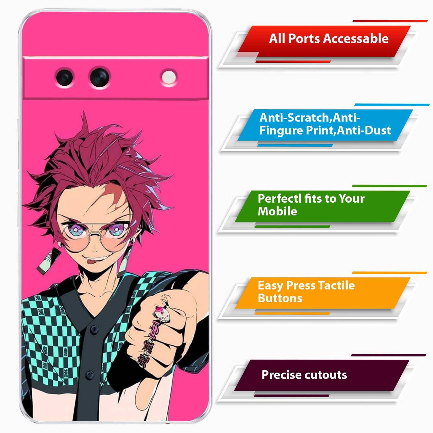 Veshotack Google Pixel 7a Silicon Back Cover - Image 2