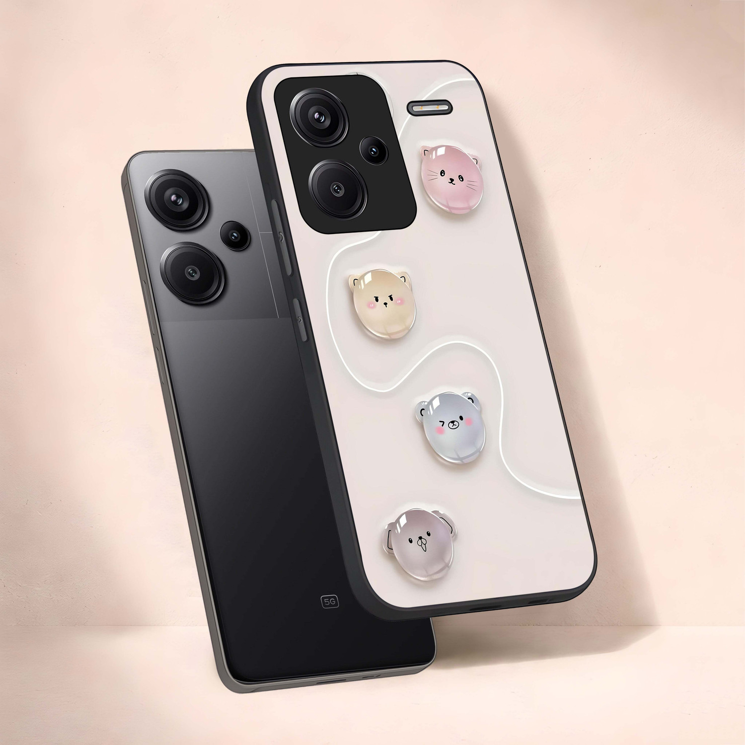 Image of custom world Back Cover for Redmi Note 13 Pro Plus (Beige, Multicolor, Shock Proof, Glass, Pack of: 1)