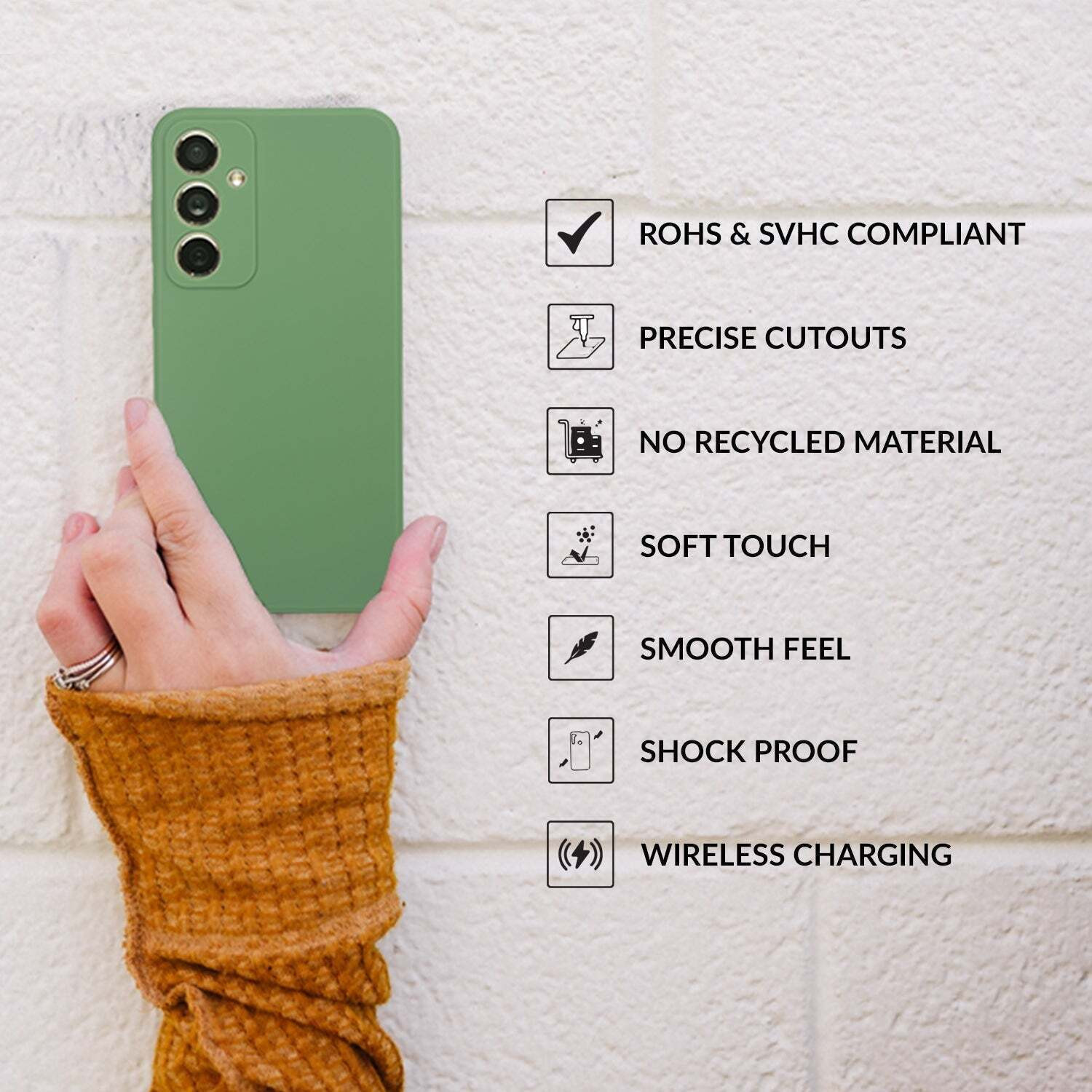 Image of Sprig TPU Matte Back Cover for SAMSUNG Galaxy S23 FE 5G