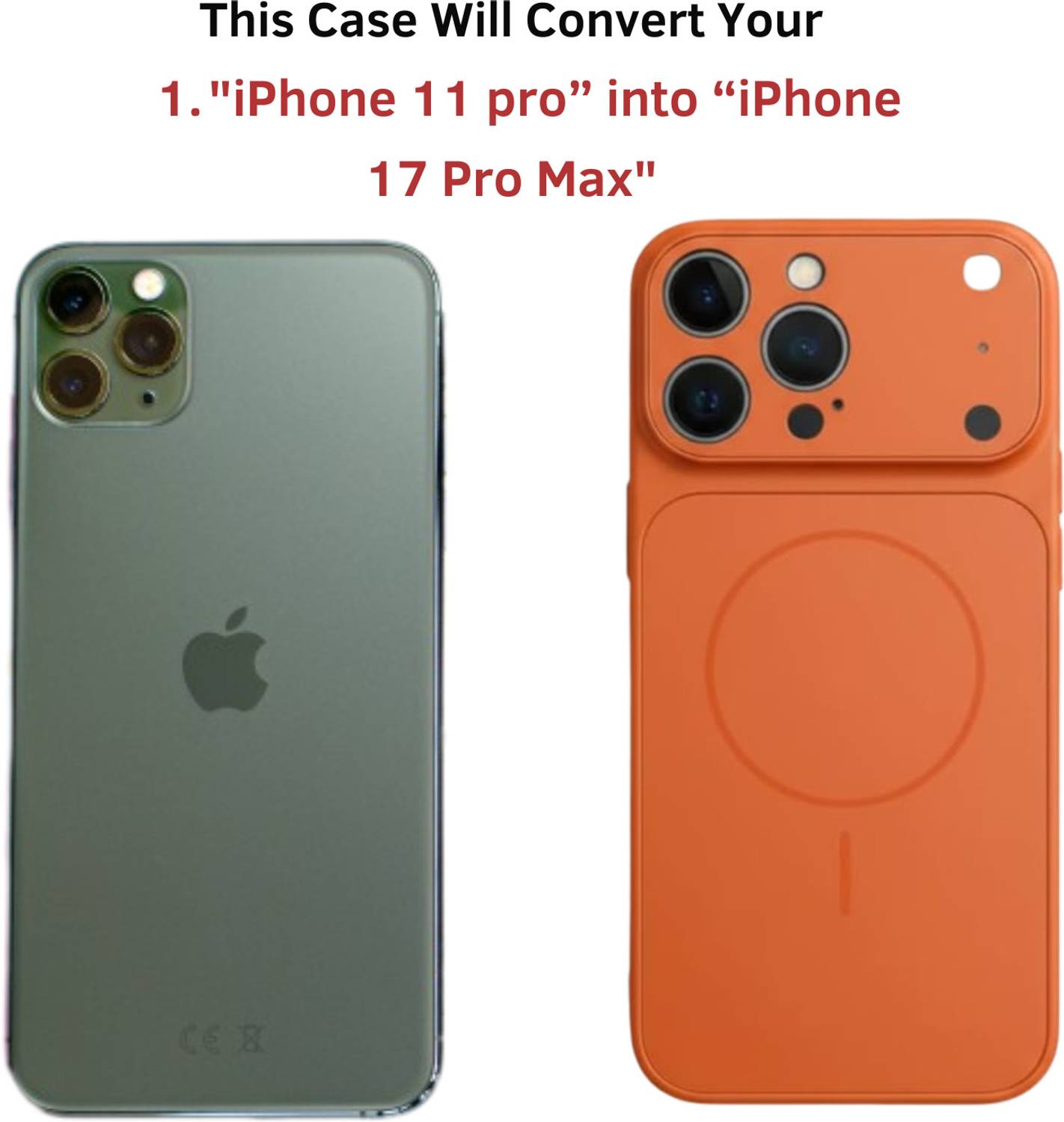 fonfox Back Cover for Apple iPhone 11 Pro, Apple iPhone 17 Pro Max