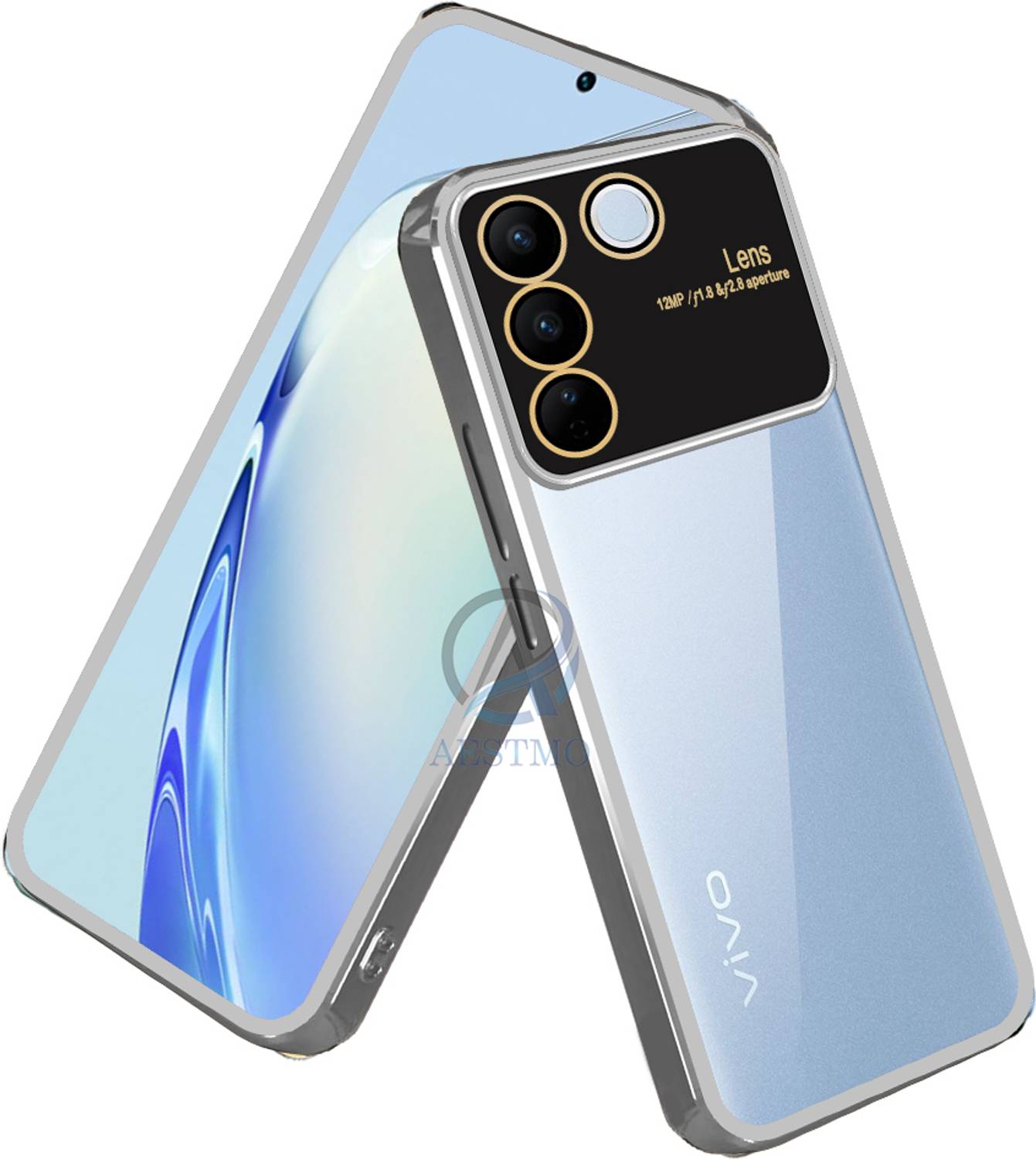 AESTMO Back Cover for Vivo V27, Vivo V27 Pro 5G