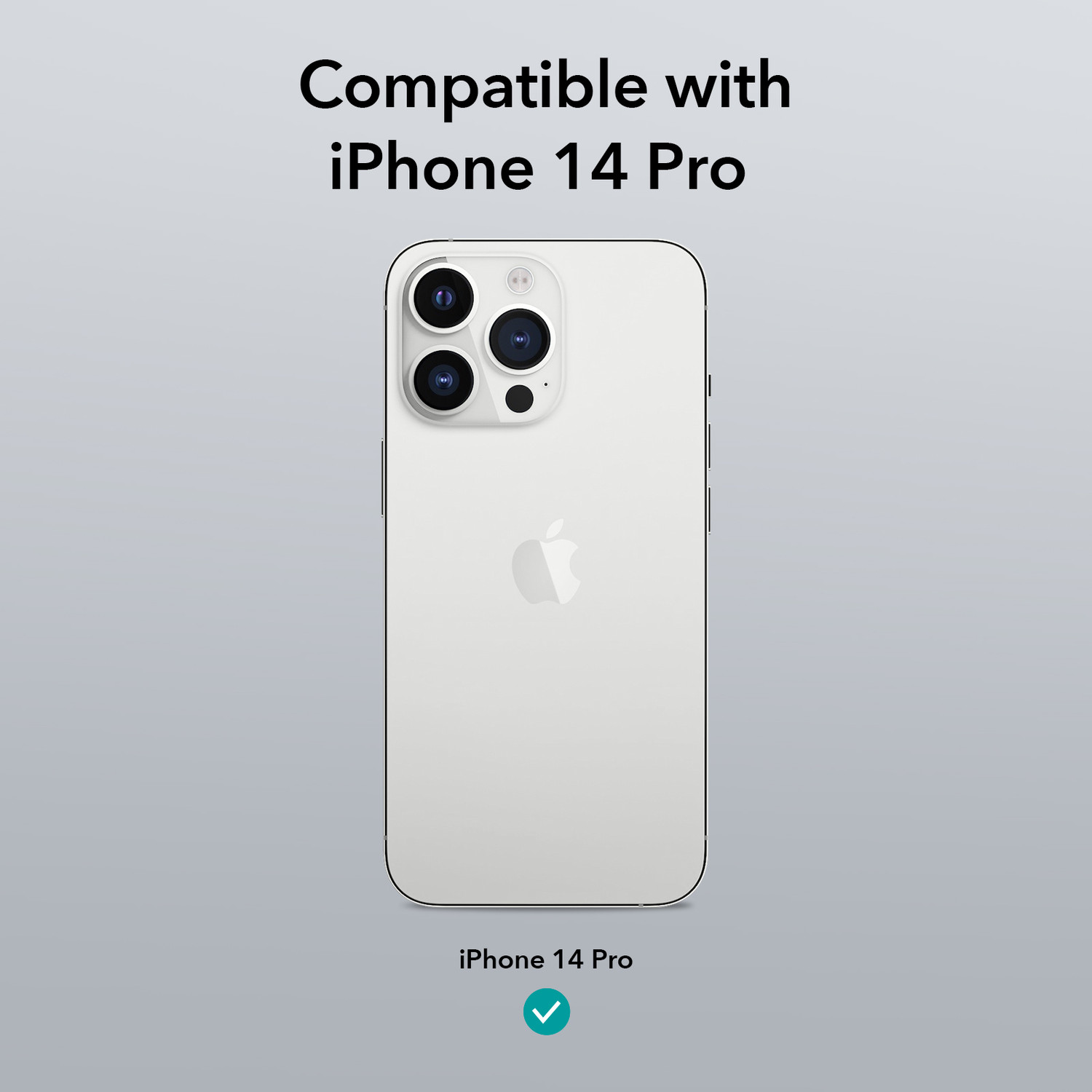 Image of ESR Back Cover for iPhone 14 Pro Clear MagSafe Case with Kickstand, Scratch-Resistant Back