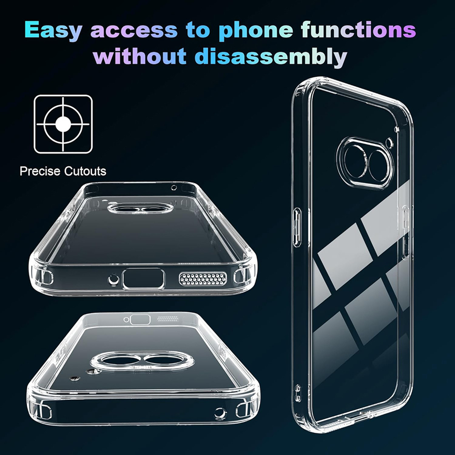 Image of Casotec Back Cover for Nothing Phone (2a) 5G