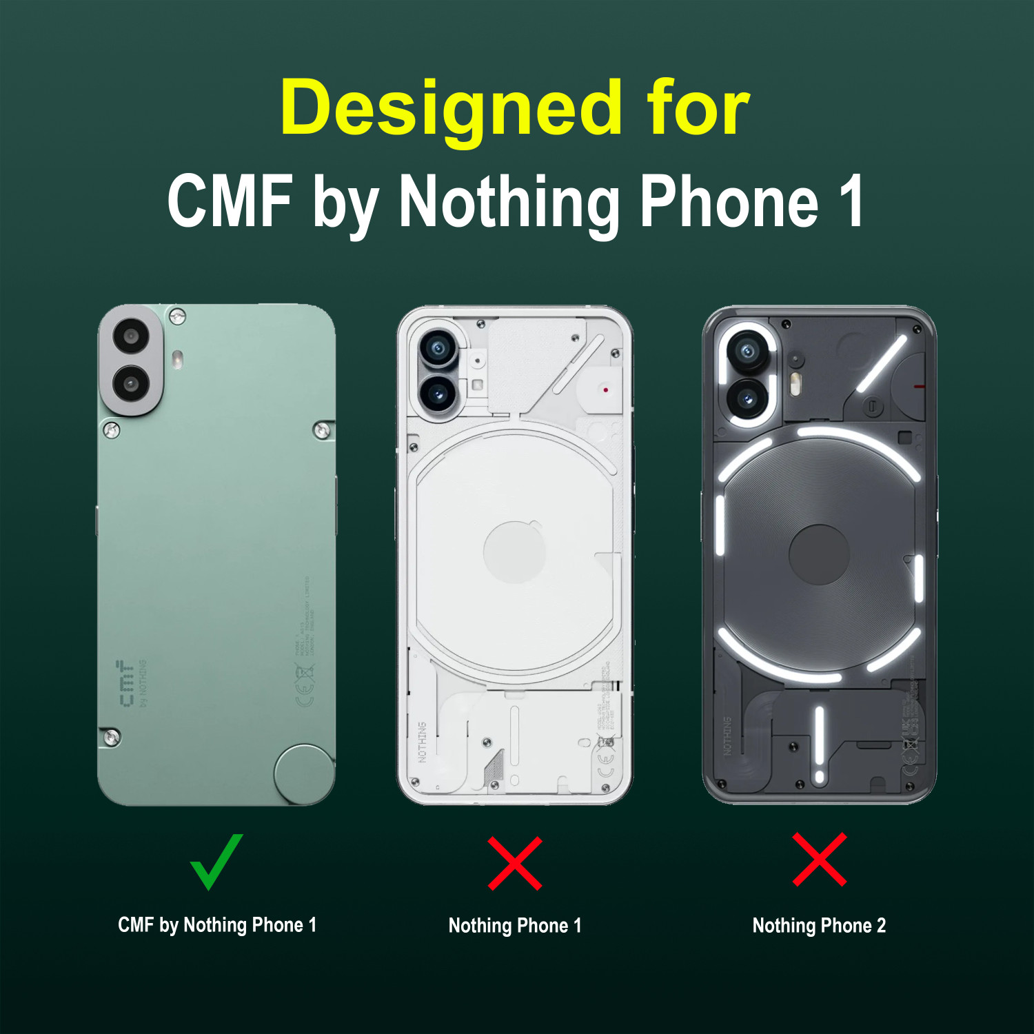 Image of Zapcase Back Cover for CMF by Nothing Phone 1