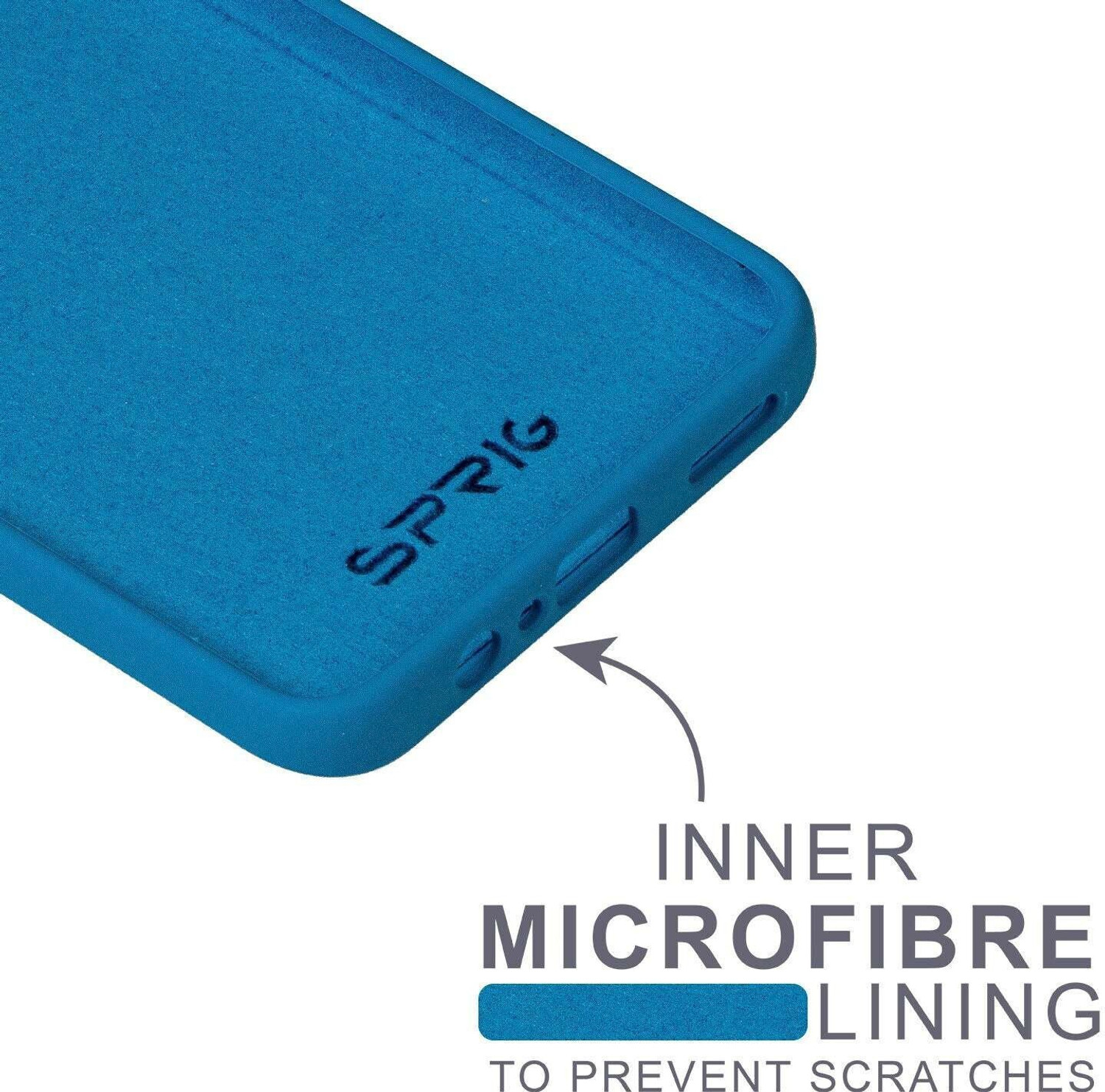 Image of Sprig Liquid Silicone Back Cover for MOTOROLA g82 5G, Motorola G82, Moto G82