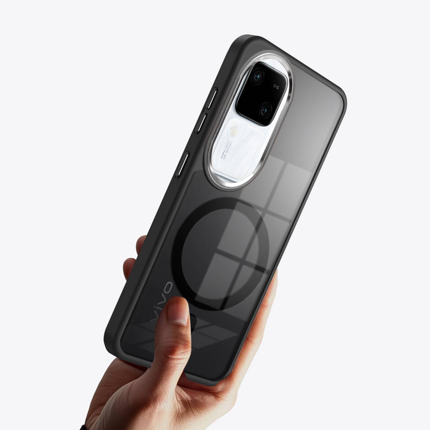 KARWAN Back Cover for Vivo V30 Pro 5G Black - Image 5