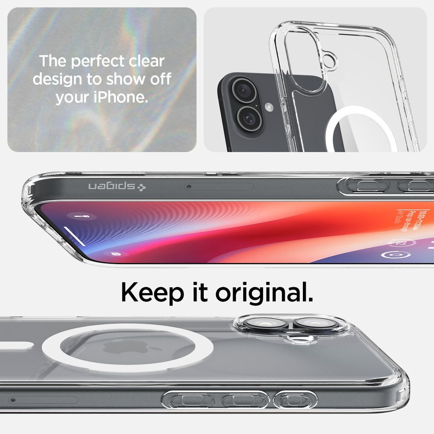 Image of Spigen Ultra Hybrid MagFit Back Cover for Apple iPhone 16