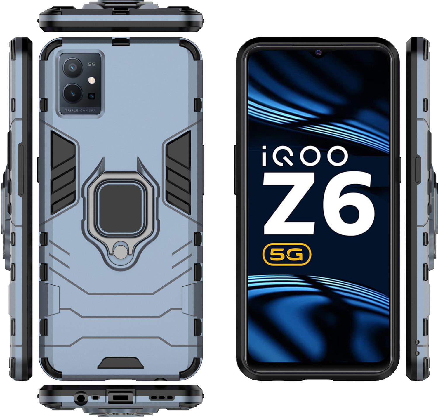 Image of BOZTI Back Cover for IQOO Z6 5G