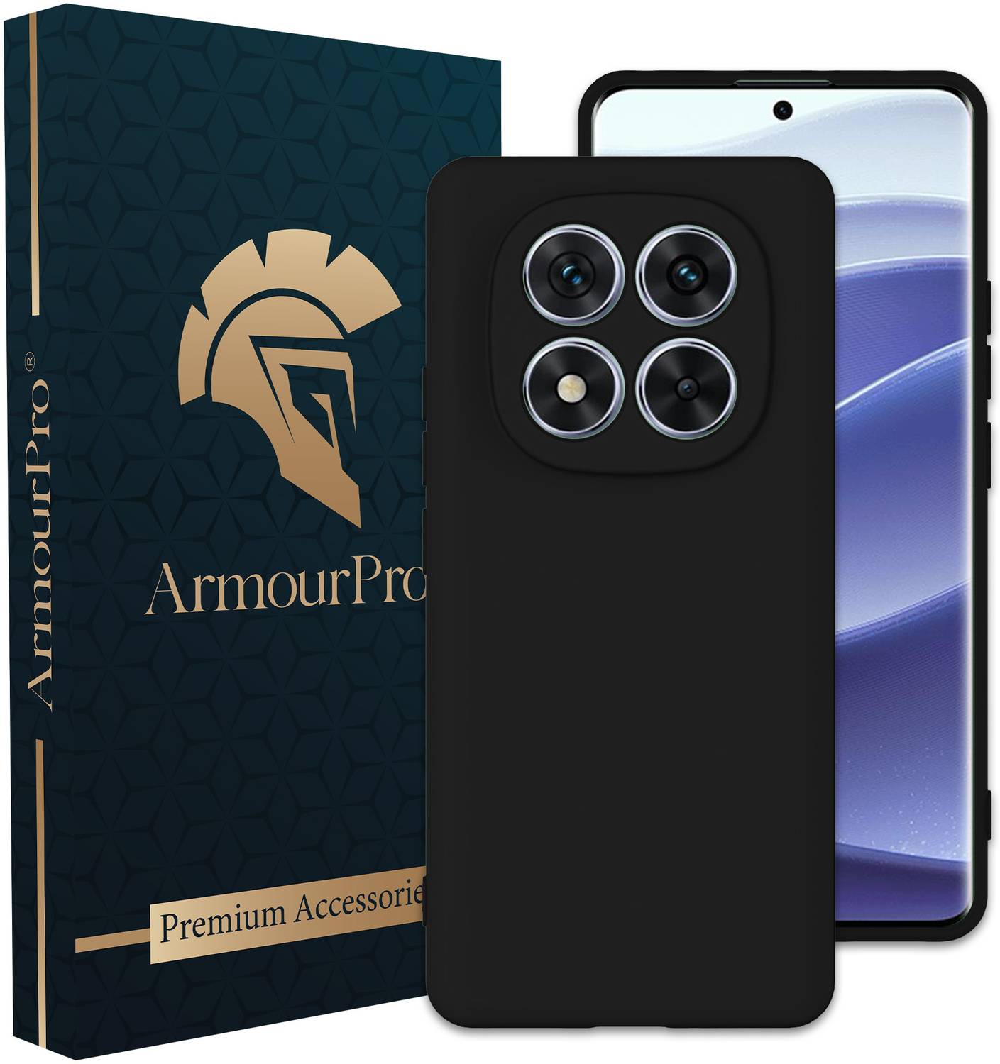 ArmourPro Back Cover for Redmi Note 15 Pro 5G, Mi Note 15 Pro, Microfiber Lining, Silicon Case