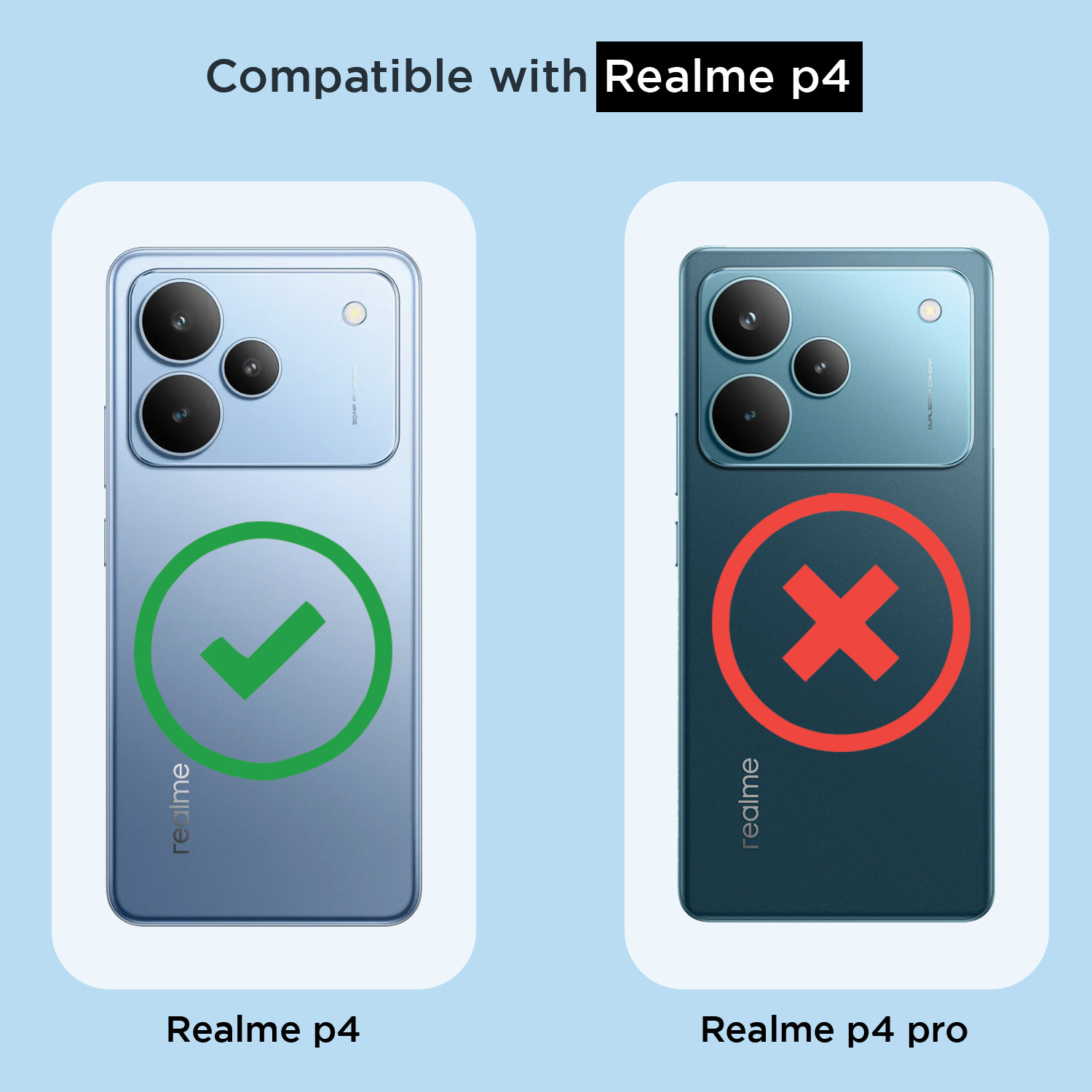 Image of Pikkme Back Cover for Realme P4 5G