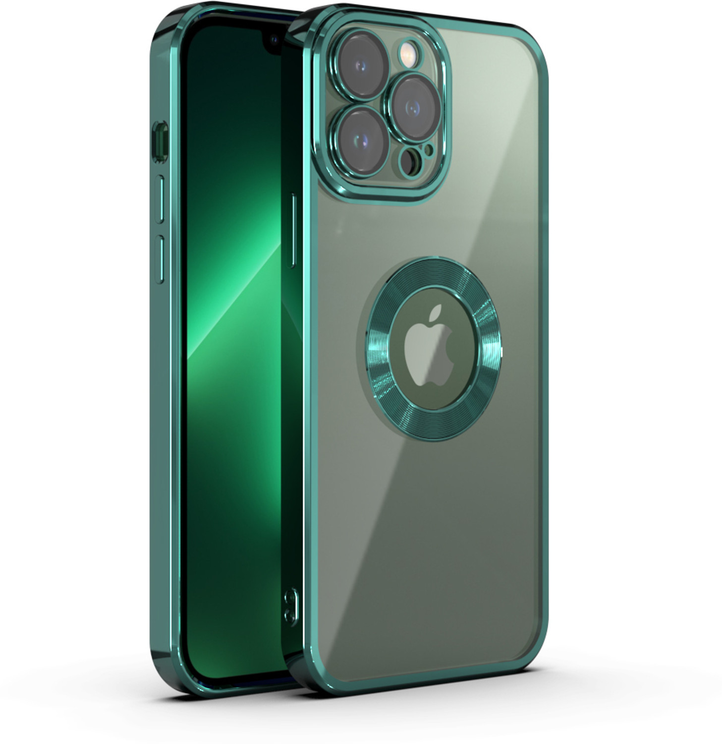 Image of Systek Back Cover for Apple iPhone 11 Pro, Electroplating, Logo View, Flexible