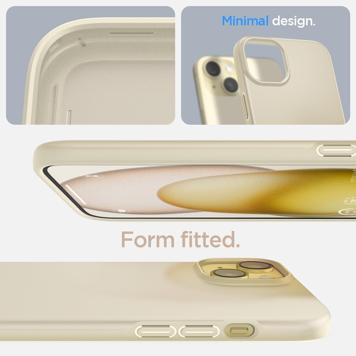Image of Spigen Thin Fit Back Cover for Apple iPhone 15 Plus