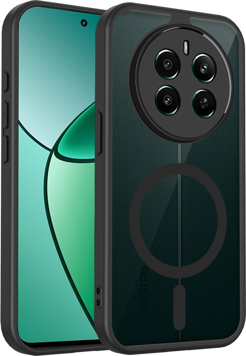 Cover Alive Back Cover for Realme Narzo 70 Pro 5G Black - Image 1