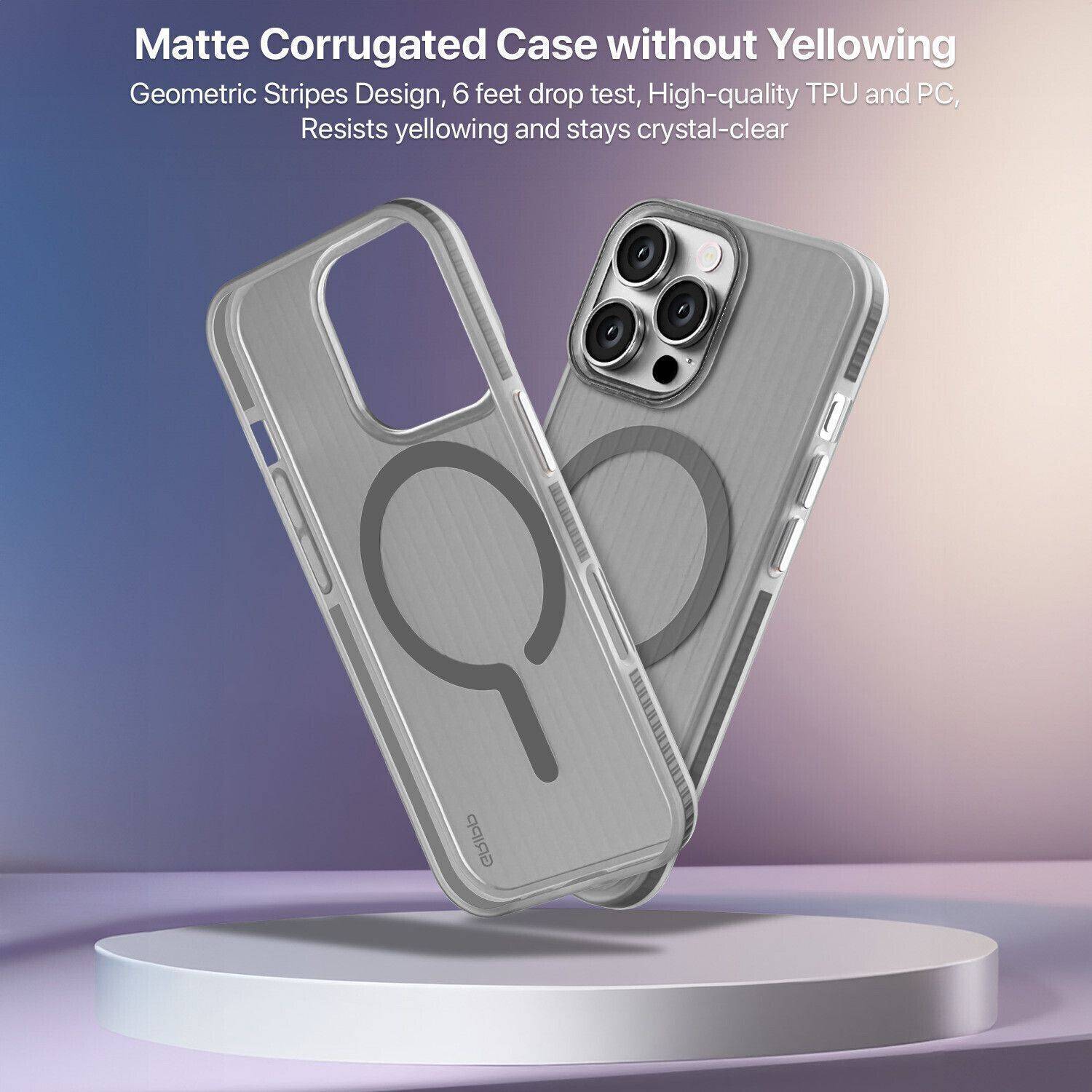 Gripp Back Cover for Apple iPhone 16 Pro Max Gray - Image 2