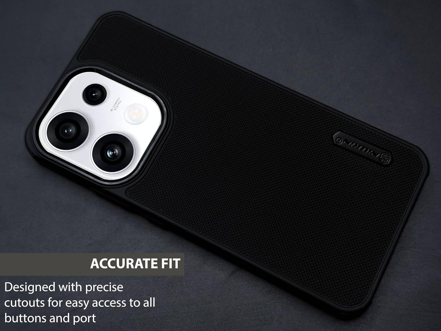 MOBIGENIX Back Cover for OPPO Reno 16c 5G Black - Image 3