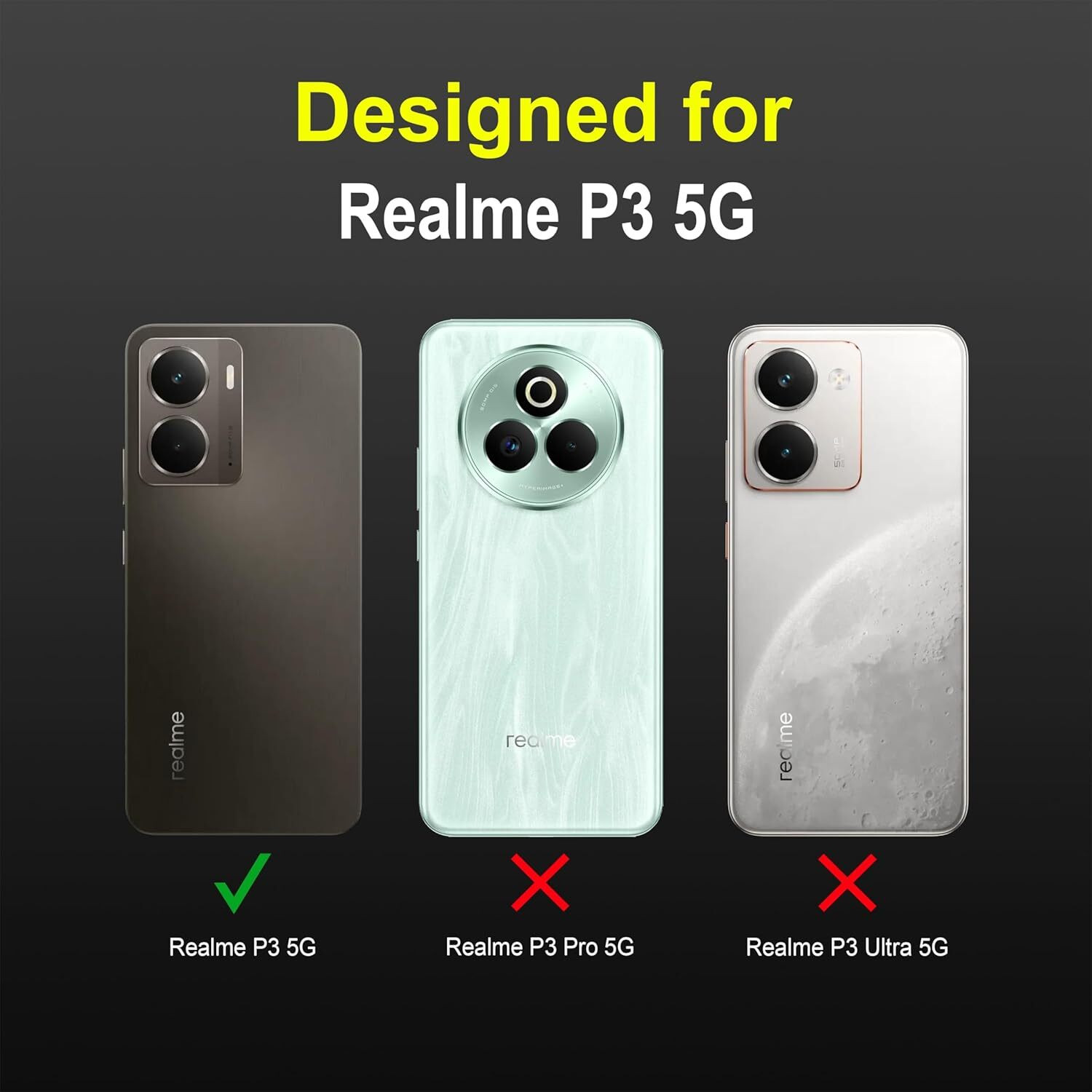 Image of NewStatus Back Cover for realme P3 5G