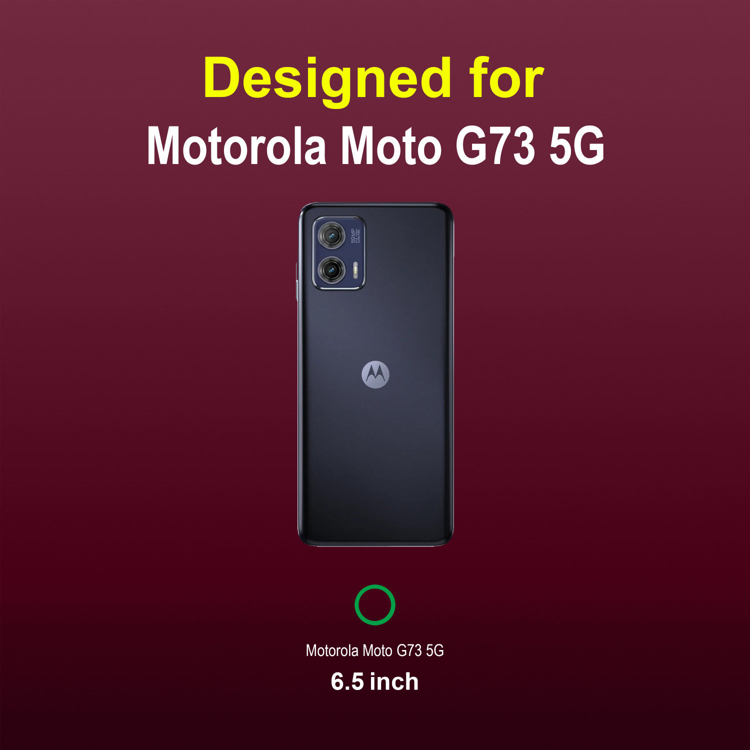 Image of GLOBAL NOMAD Back Cover for Motorola Moto G73 5G