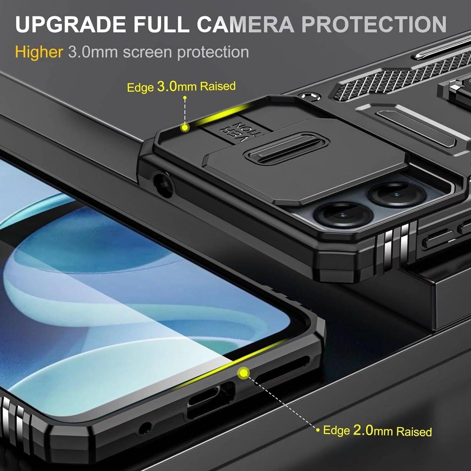 Cover Alive Back Cover for Motorola G54 5G Black - Image 3
