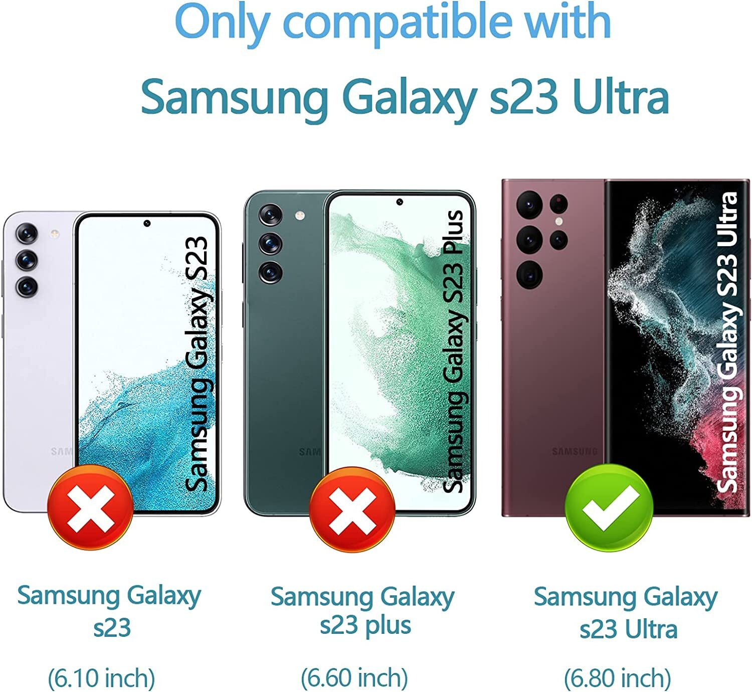 Image of Casewilla Back Cover for Samsung Galaxy S23 Ultra (Black, Slider, Rubber, Plastic, Pack of: 1)