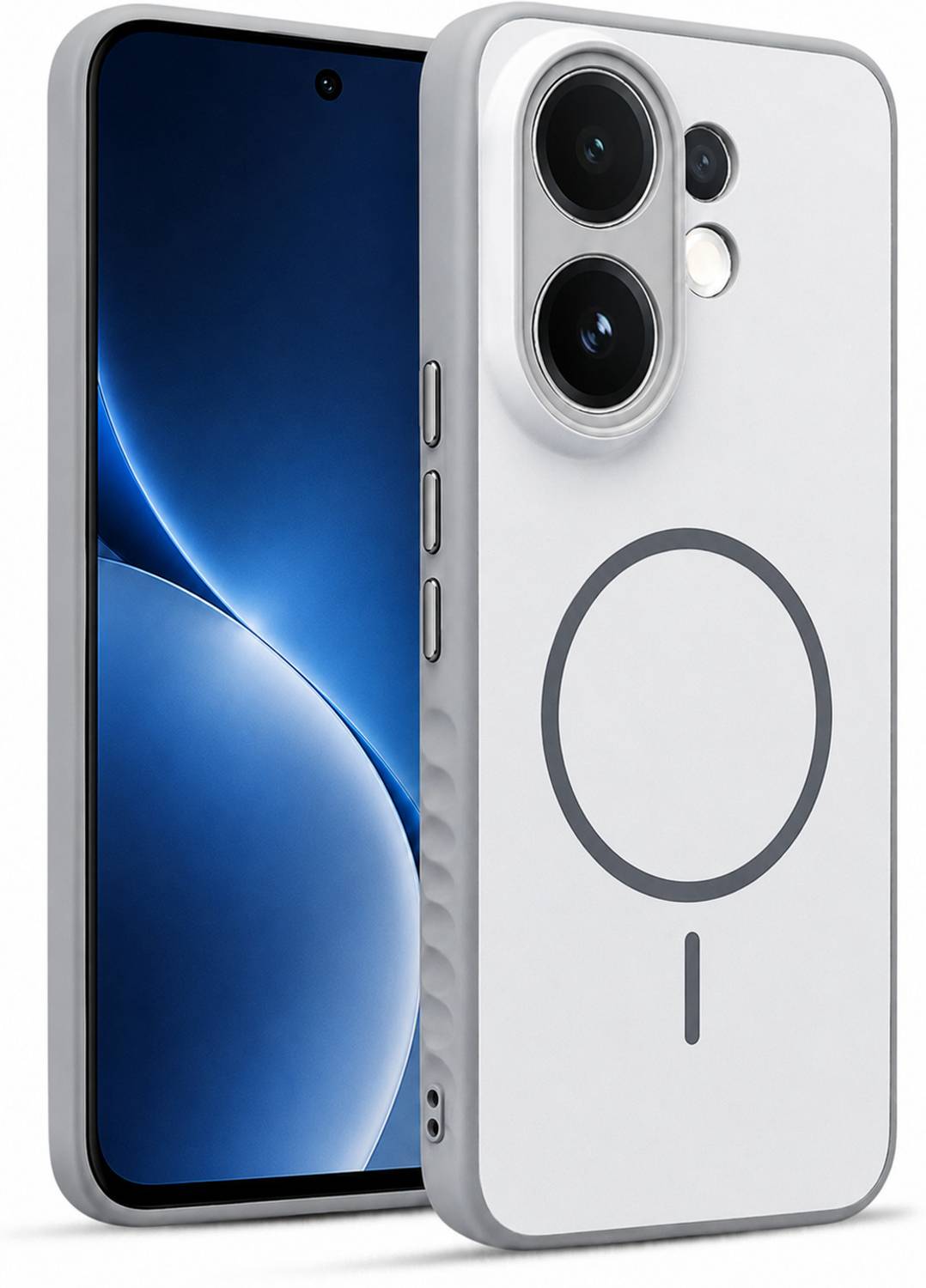AuraX Back Cover for Vivo V60 5G White