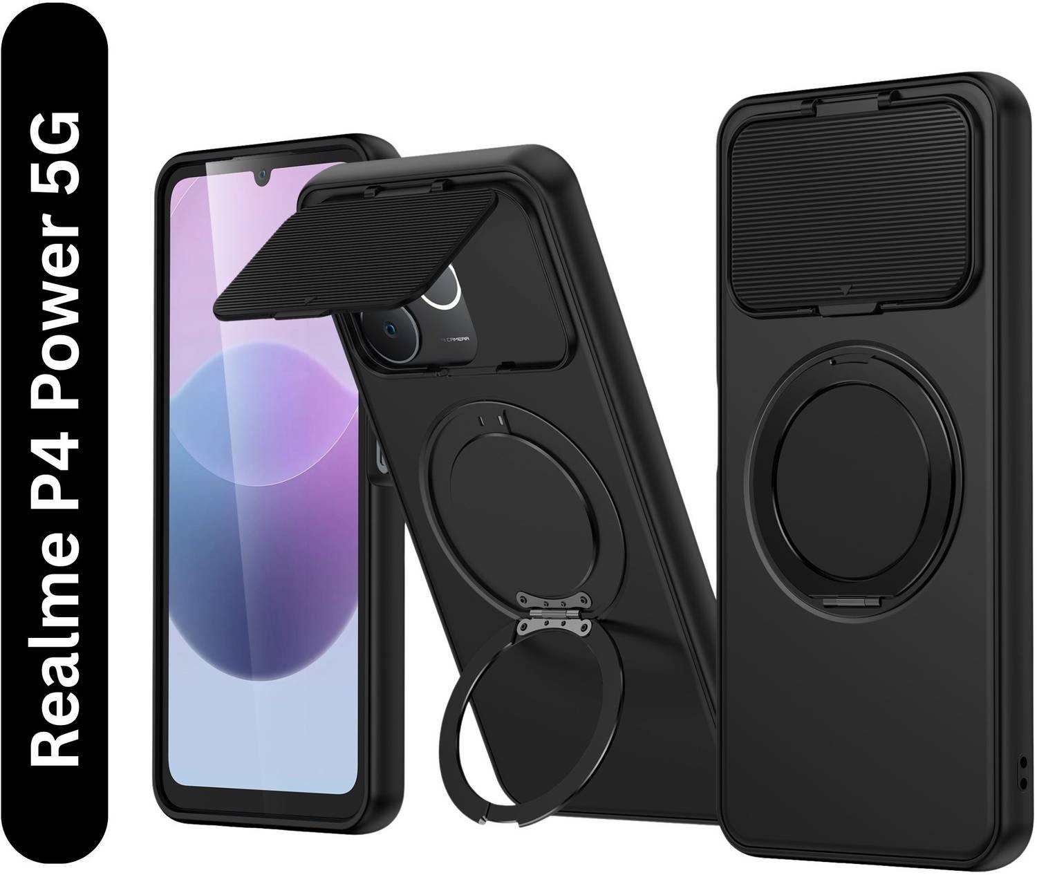 KWINE Case for Realme P4 Power 5G Black - Image 1