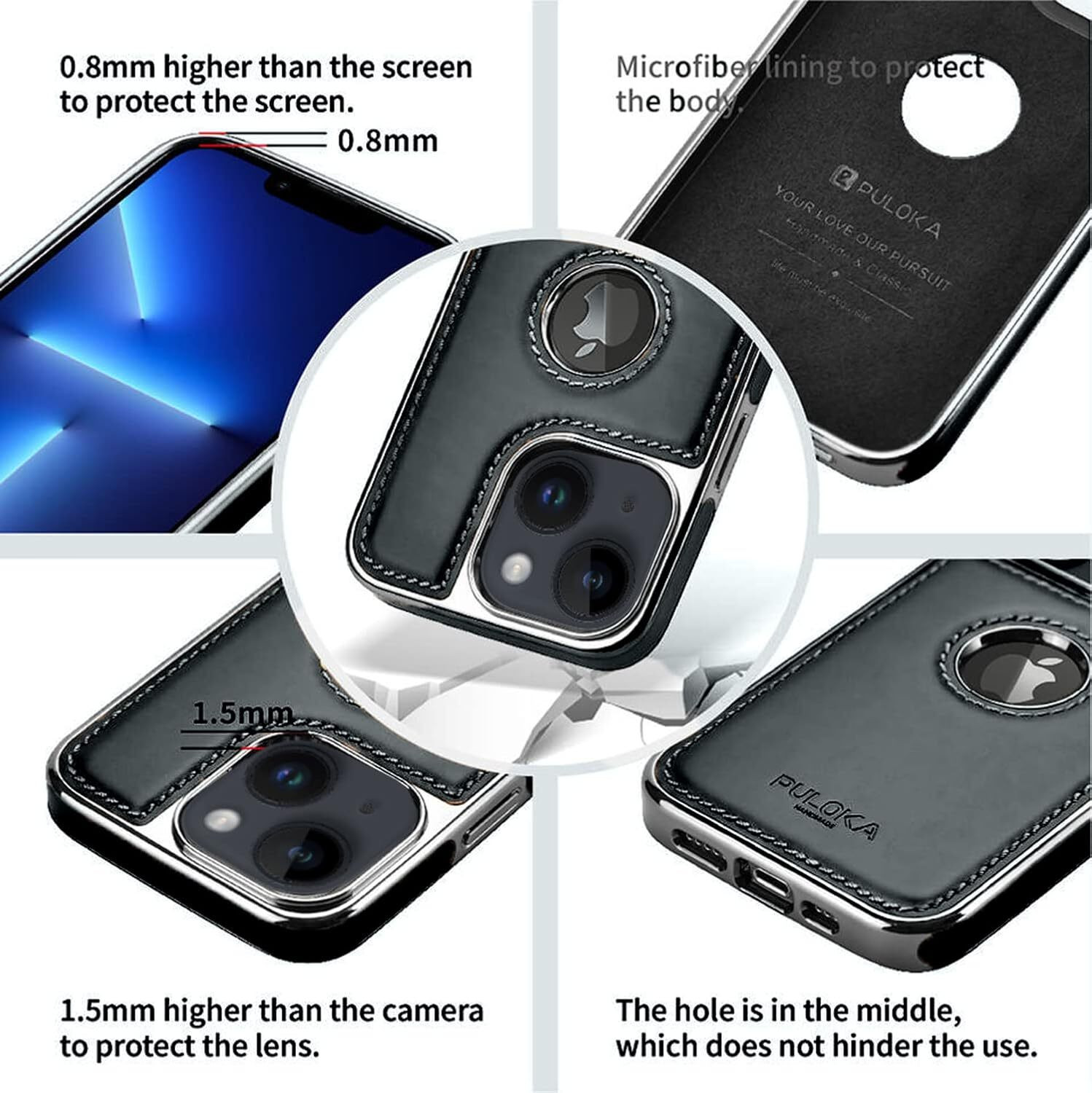 Image of TRAVETECH Back Cover for Back Cover for iPhone 15