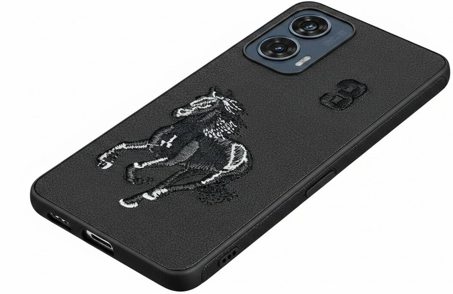Hoccroxx PU Leather Back Cover for Motorola Moto Edge 50 Fusion - Image 2