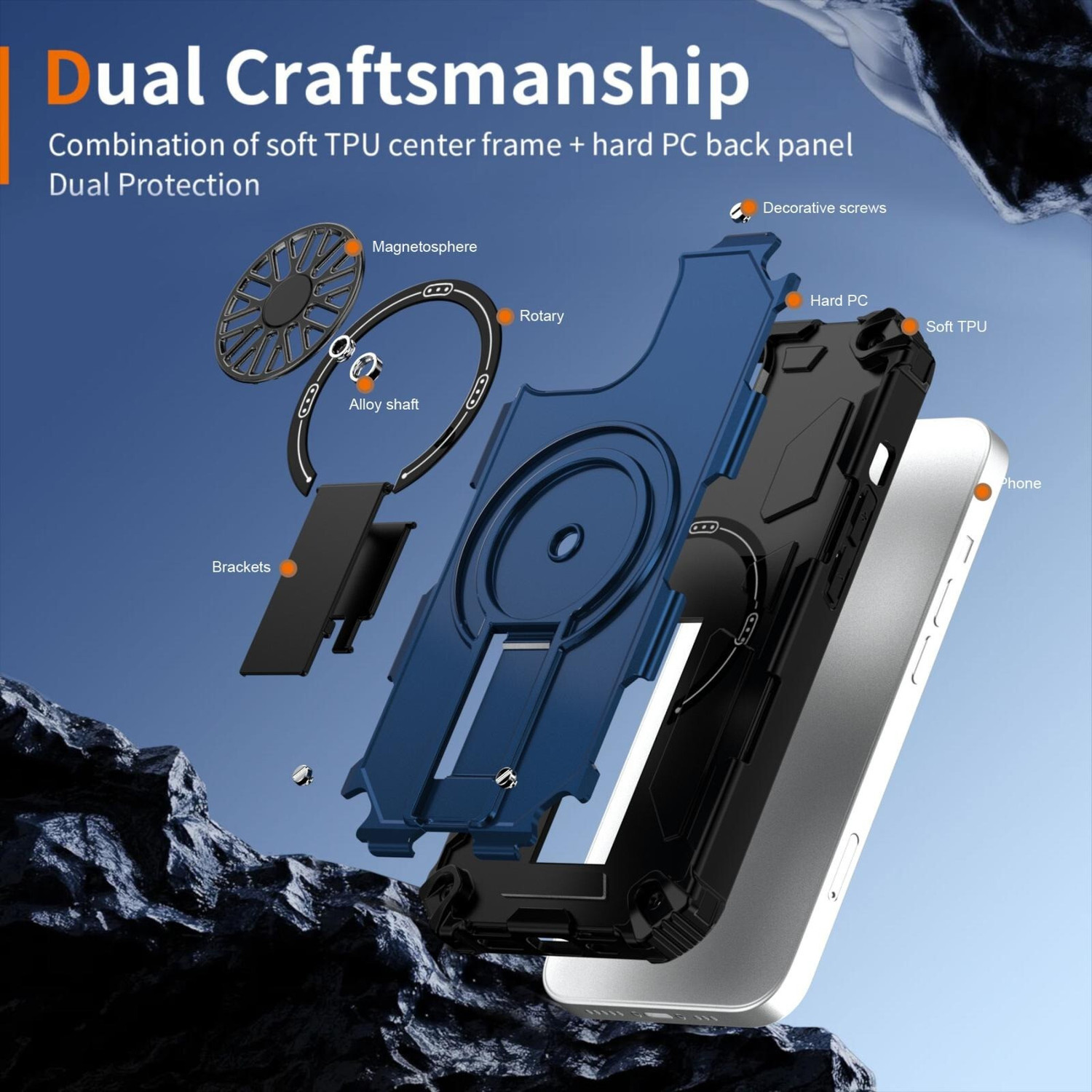 Image of HUPSHY Back Cover for iPhone 14