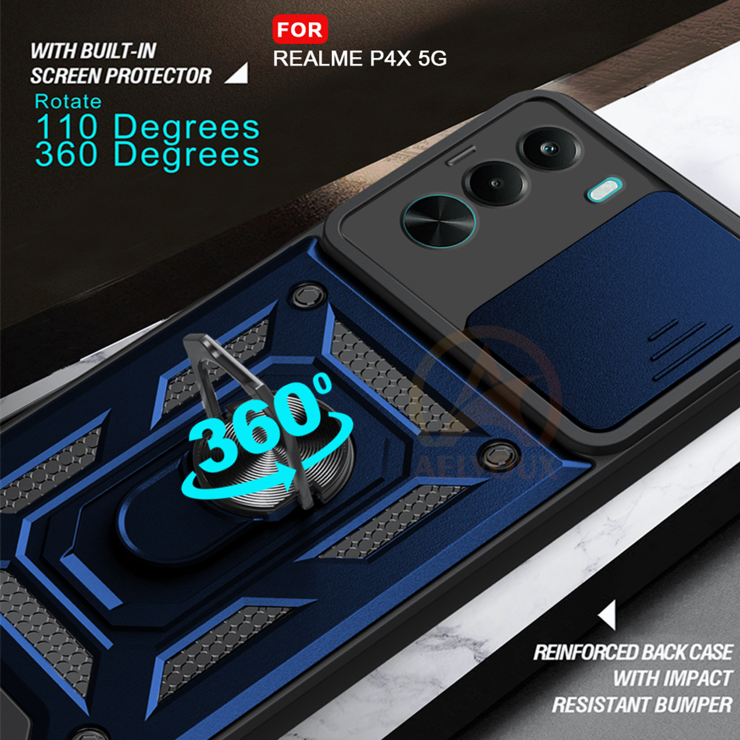 Image of AelVouX Back Cover for Realme P4X 5G