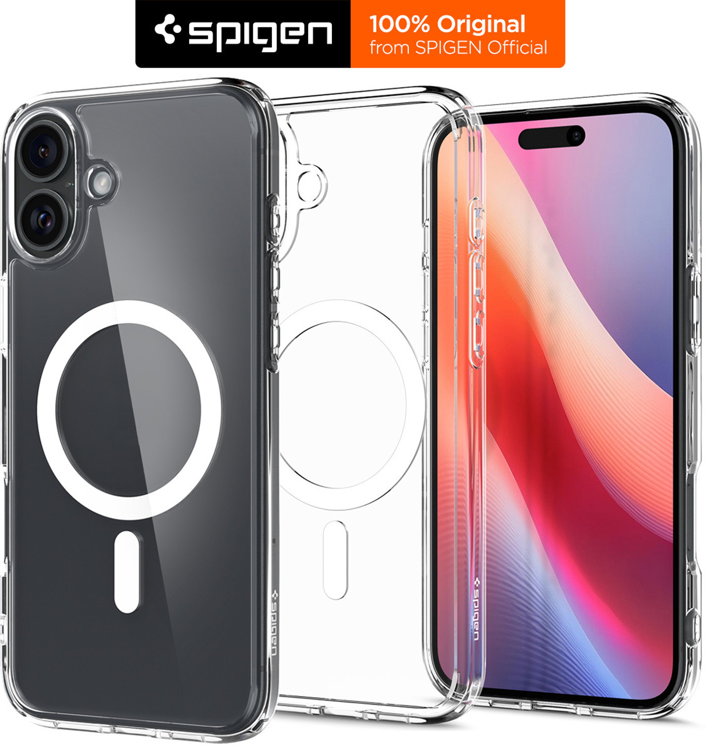 Image of Spigen Ultra Hybrid MagFit Back Cover for Apple iPhone 16