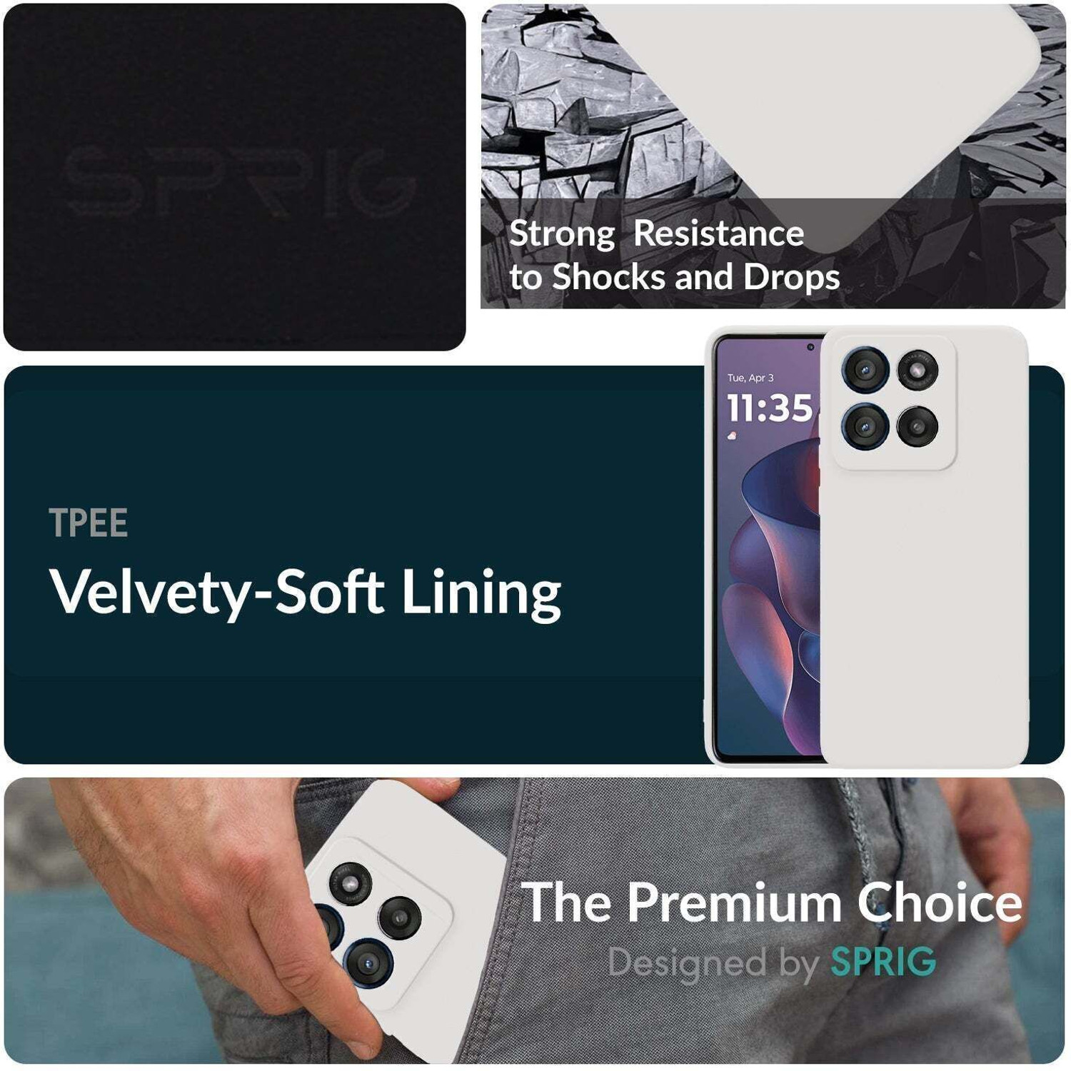 Image of Sprig Back Cover for MOTOROLA Edge 60 Fusion 5G, edge 60 Fusion 5G