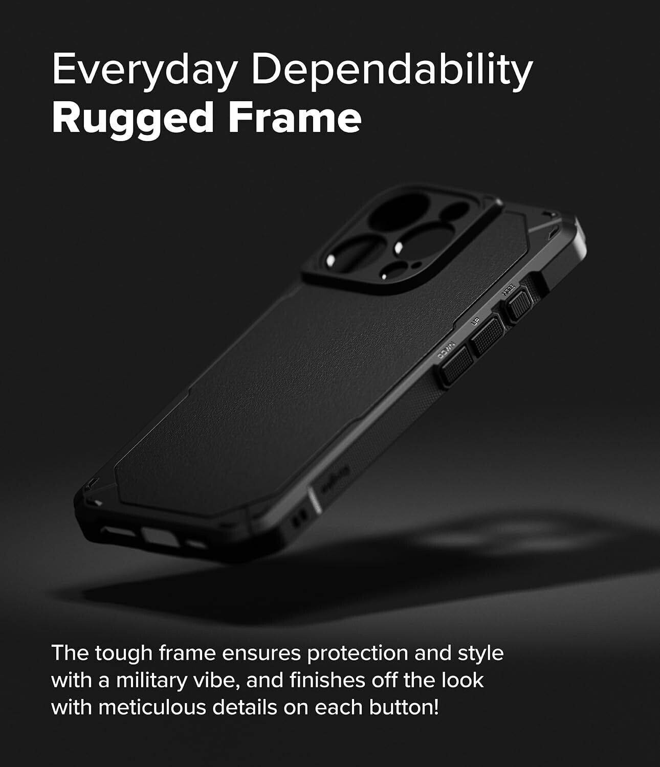 Ringke Back Cover for iPhone 16 Pro Max Black - Image 3